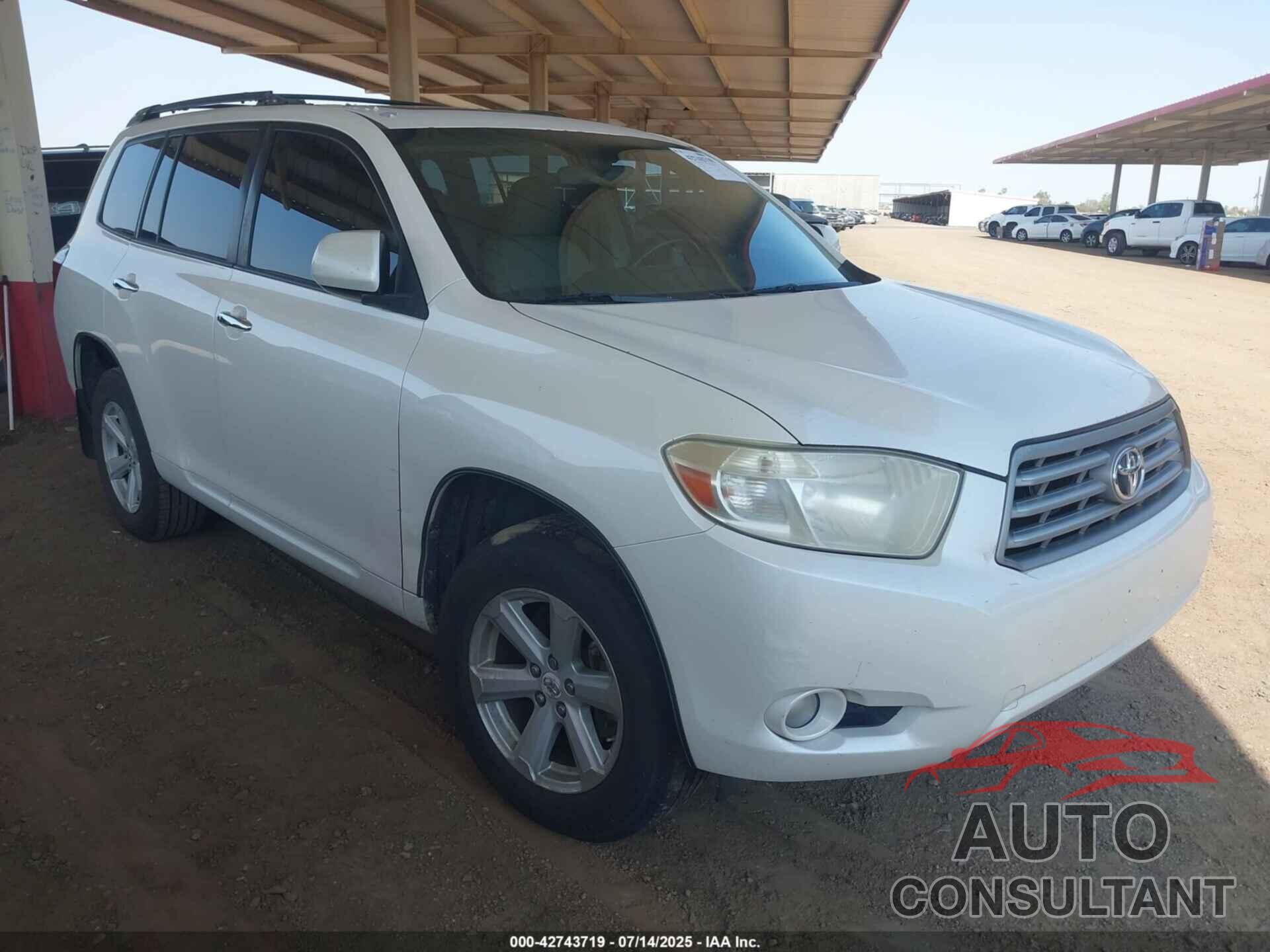 TOYOTA HIGHLANDER 2010 - 5TDJK3EH5AS009726