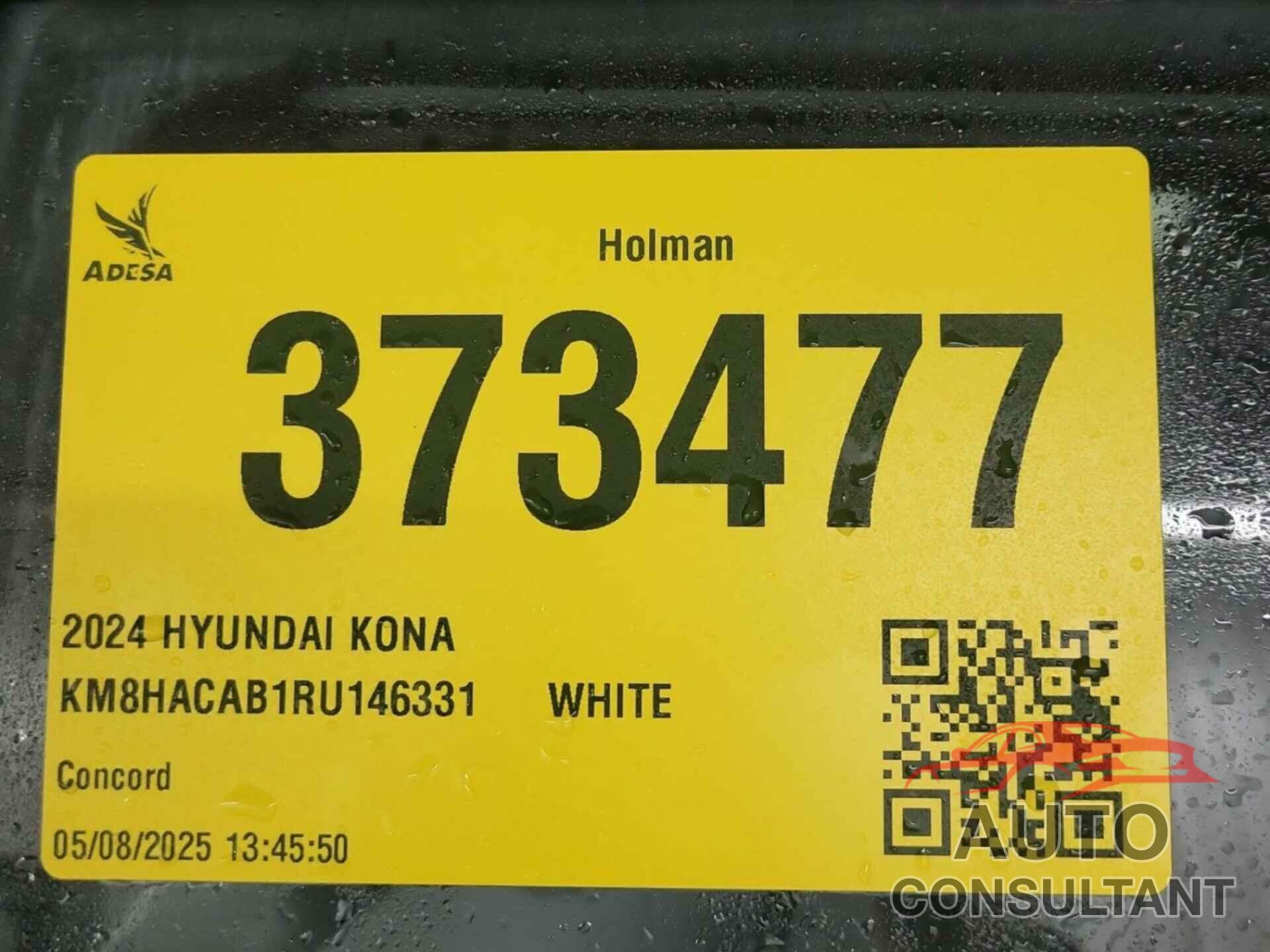 HYUNDAI KONA 2024 - KM8HACAB1RU146331