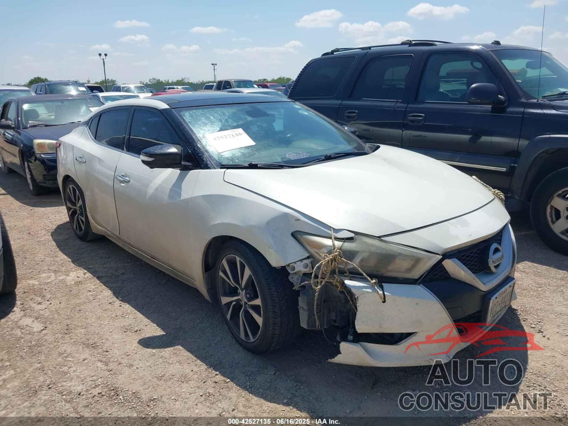 NISSAN MAXIMA 2016 - 1N4AA6AP1GC445376