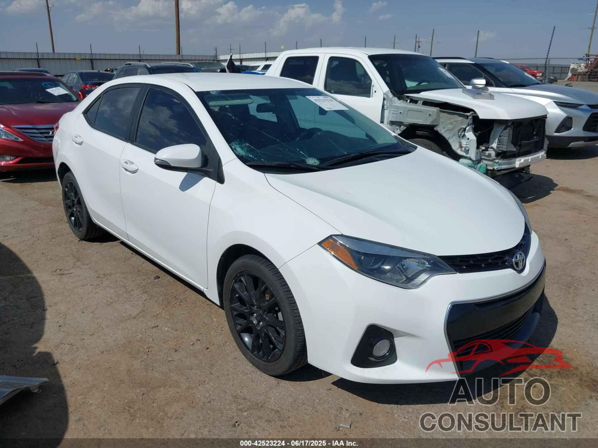 TOYOTA COROLLA 2016 - 2T1BURHEXGC525763