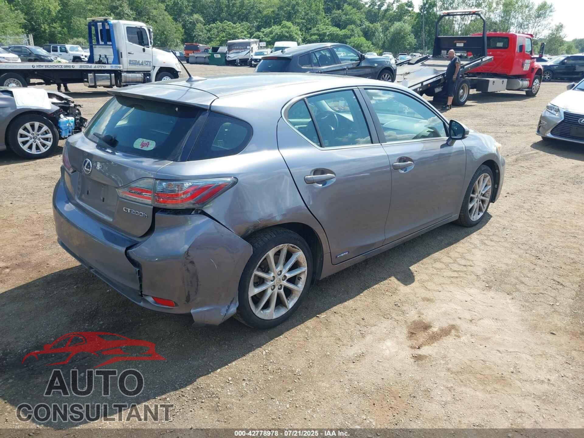 LEXUS CT 2012 - JTHKD5BH4C2113552