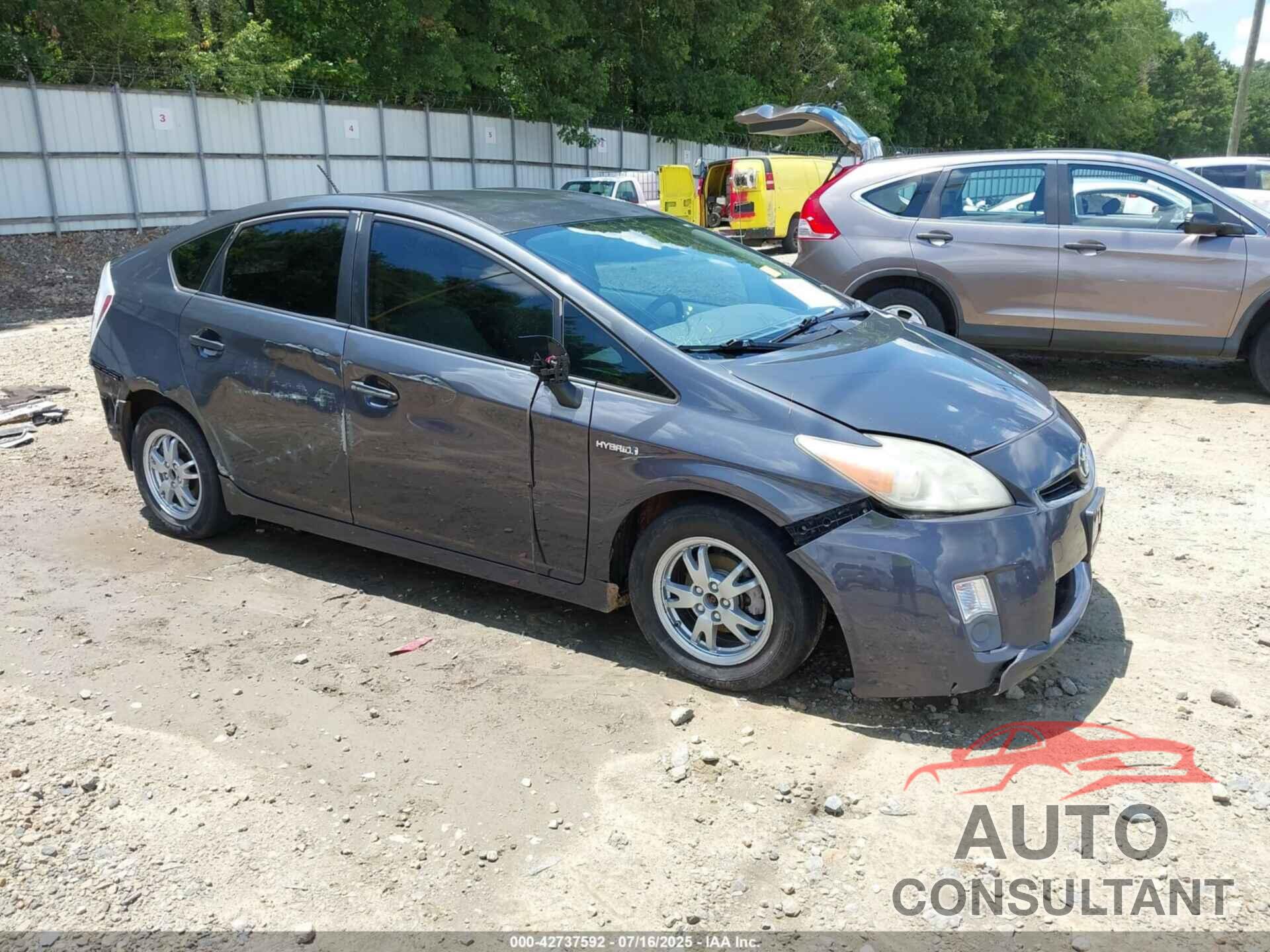 TOYOTA PRIUS 2011 - JTDKN3DU7B0291463