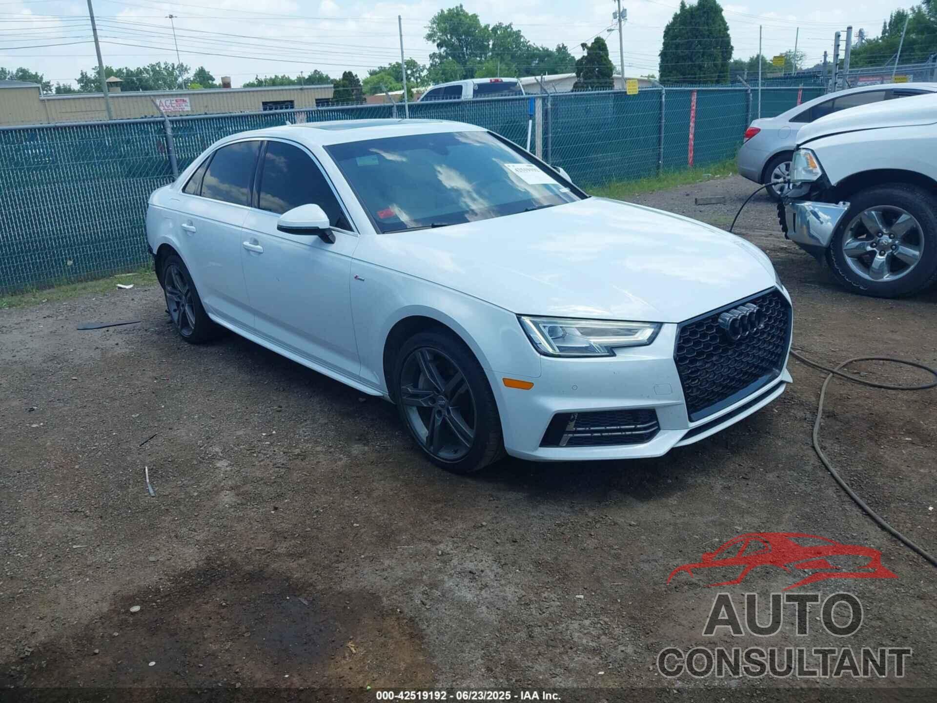 AUDI A4 2017 - WAUENAF48HN039373