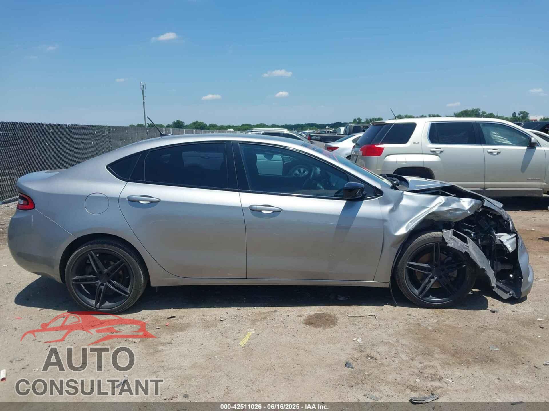 DODGE DART 2015 - 1C3CDFBB5FD301470