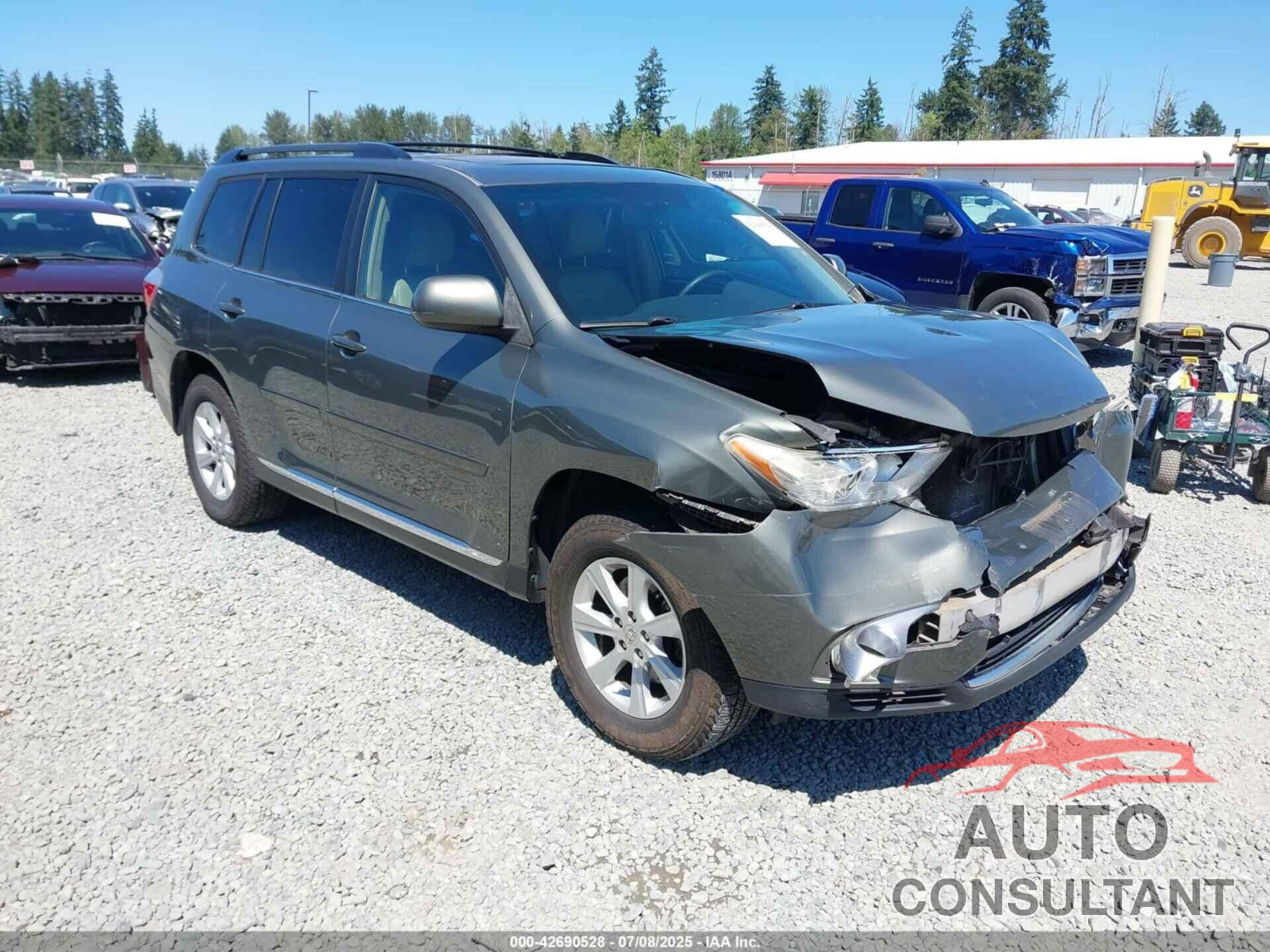 TOYOTA HIGHLANDER 2011 - 5TDBK3EH0BS042476