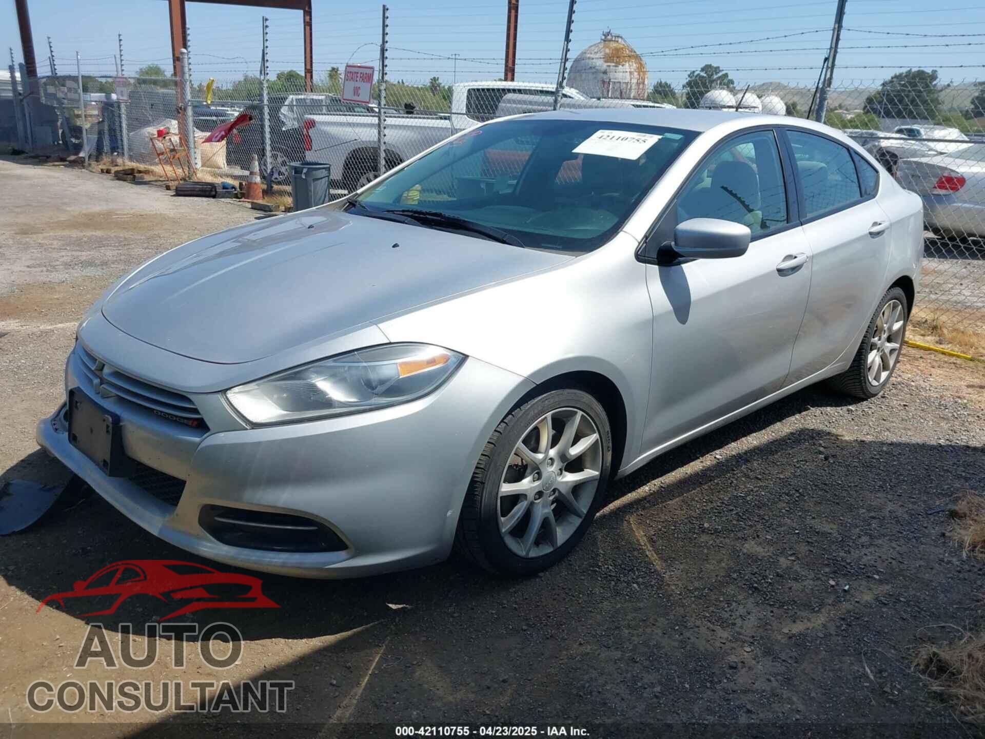 DODGE DART 2013 - 1C3CDFBA5DD285551