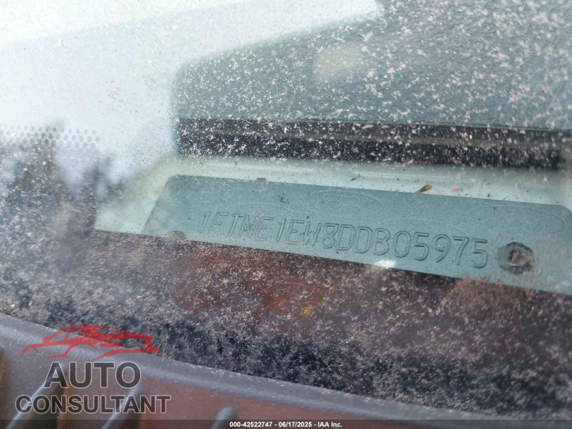 FORD E-150 2013 - 1FTNE1EW8DDB05975