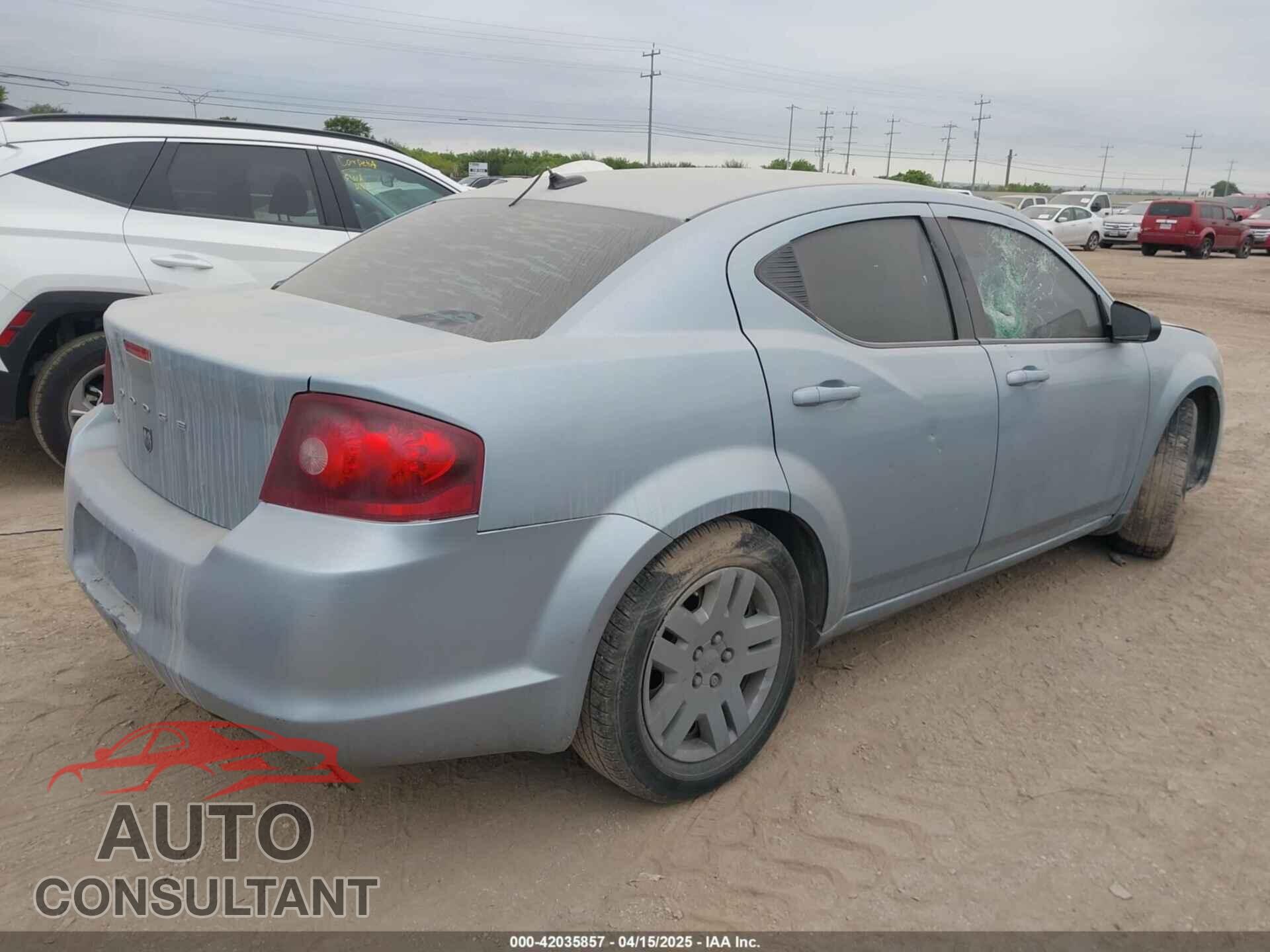 DODGE AVENGER 2013 - 1C3CDZAB4DN575933