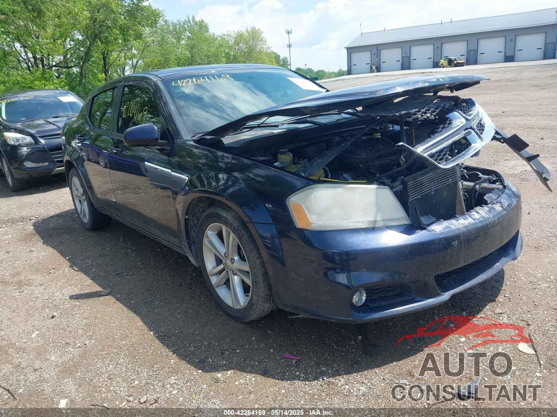 DODGE AVENGER 2012 - 1C3CDZEG9CN112755