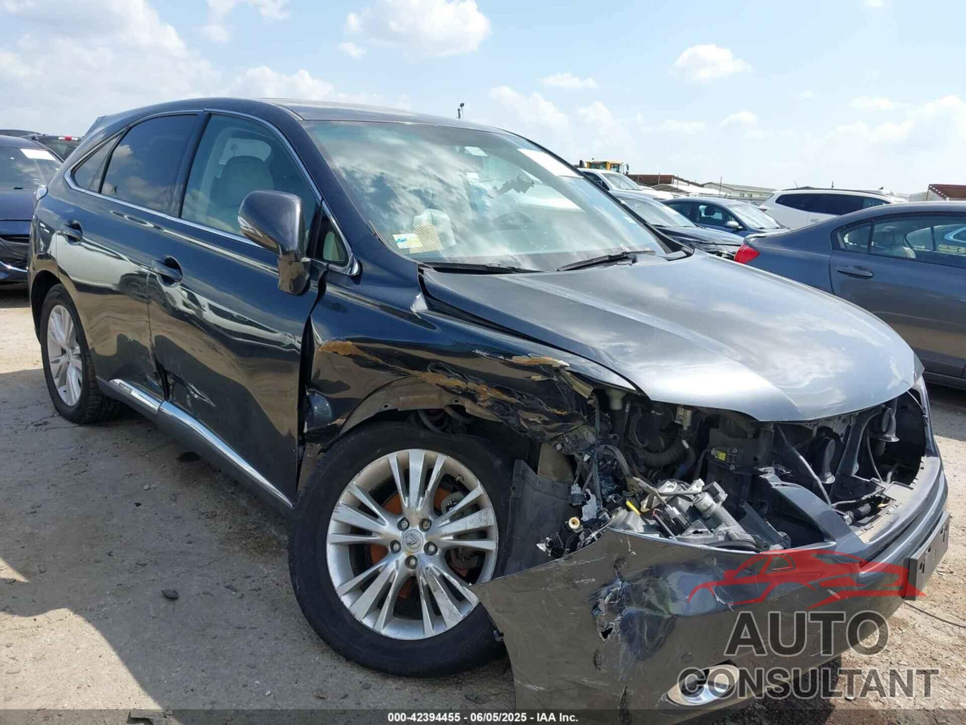 LEXUS RX 450H 2011 - JTJZB1BAXB2004445