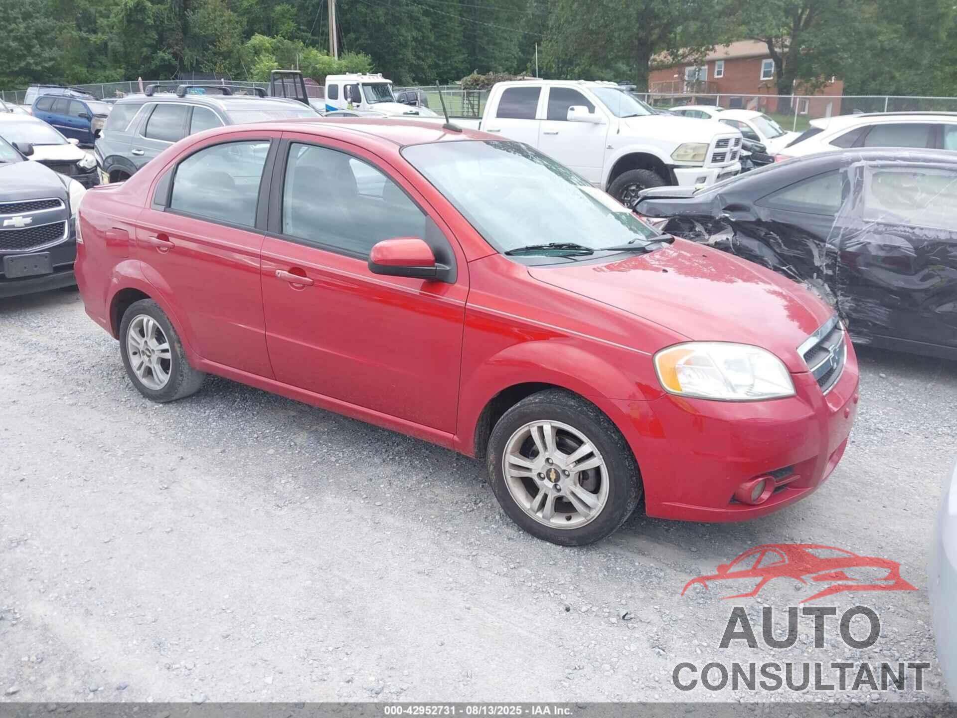 CHEVROLET AVEO 2010 - KL1TG5DE1AB132645