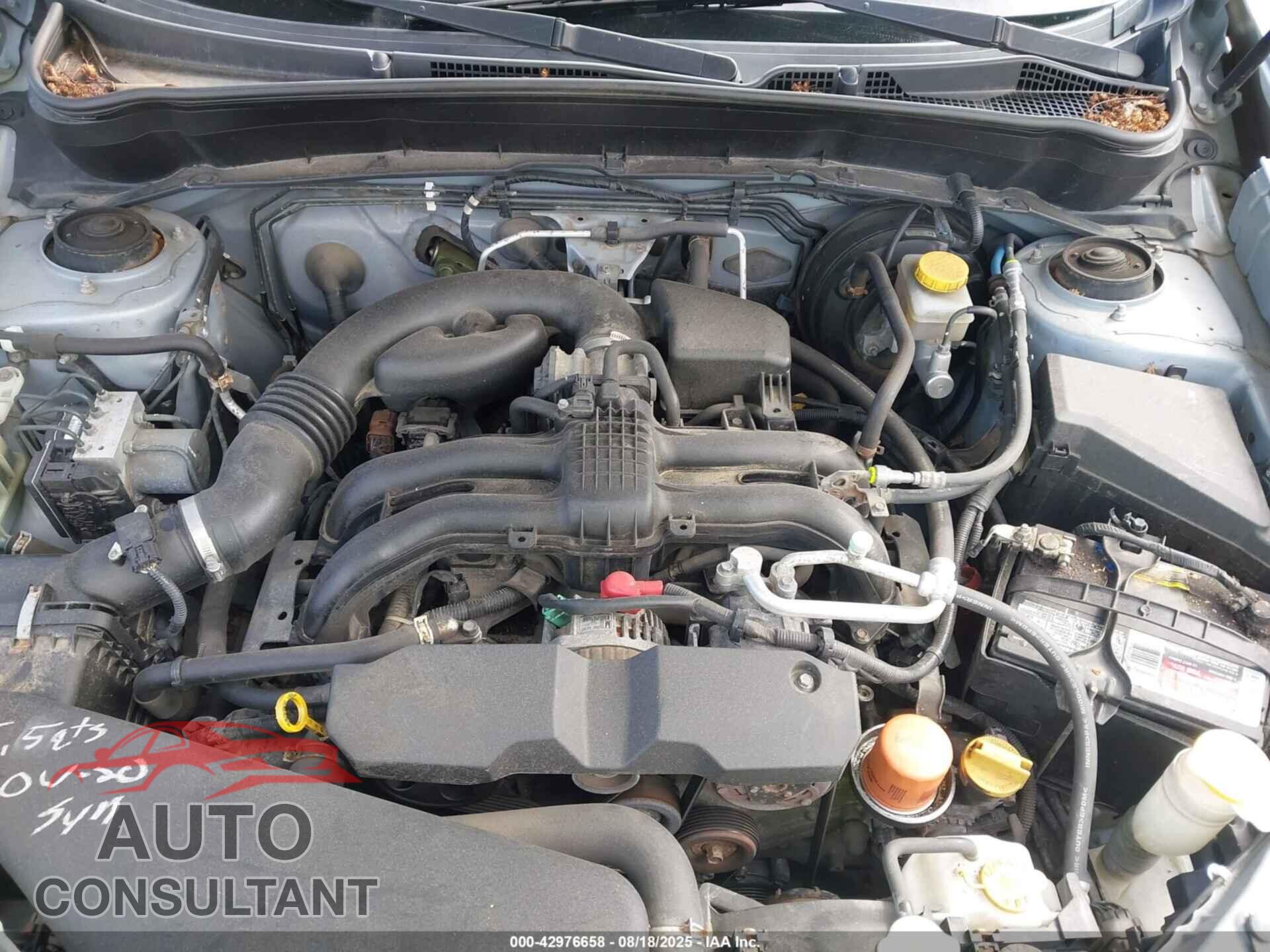 SUBARU FORESTER 2012 - JF2SHBBC8CH408905
