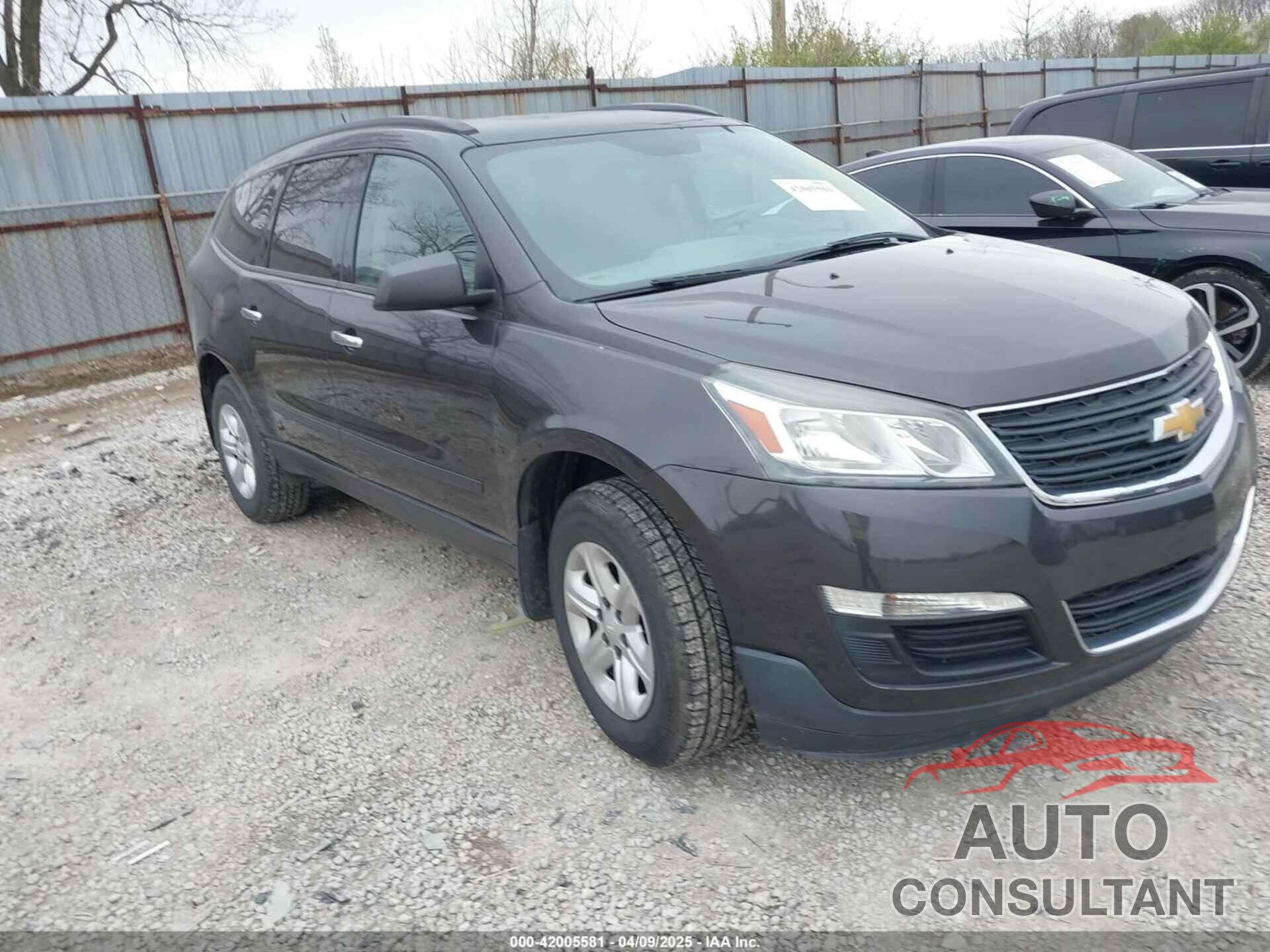 CHEVROLET TRAVERSE 2015 - 1GNKRFED3FJ151986