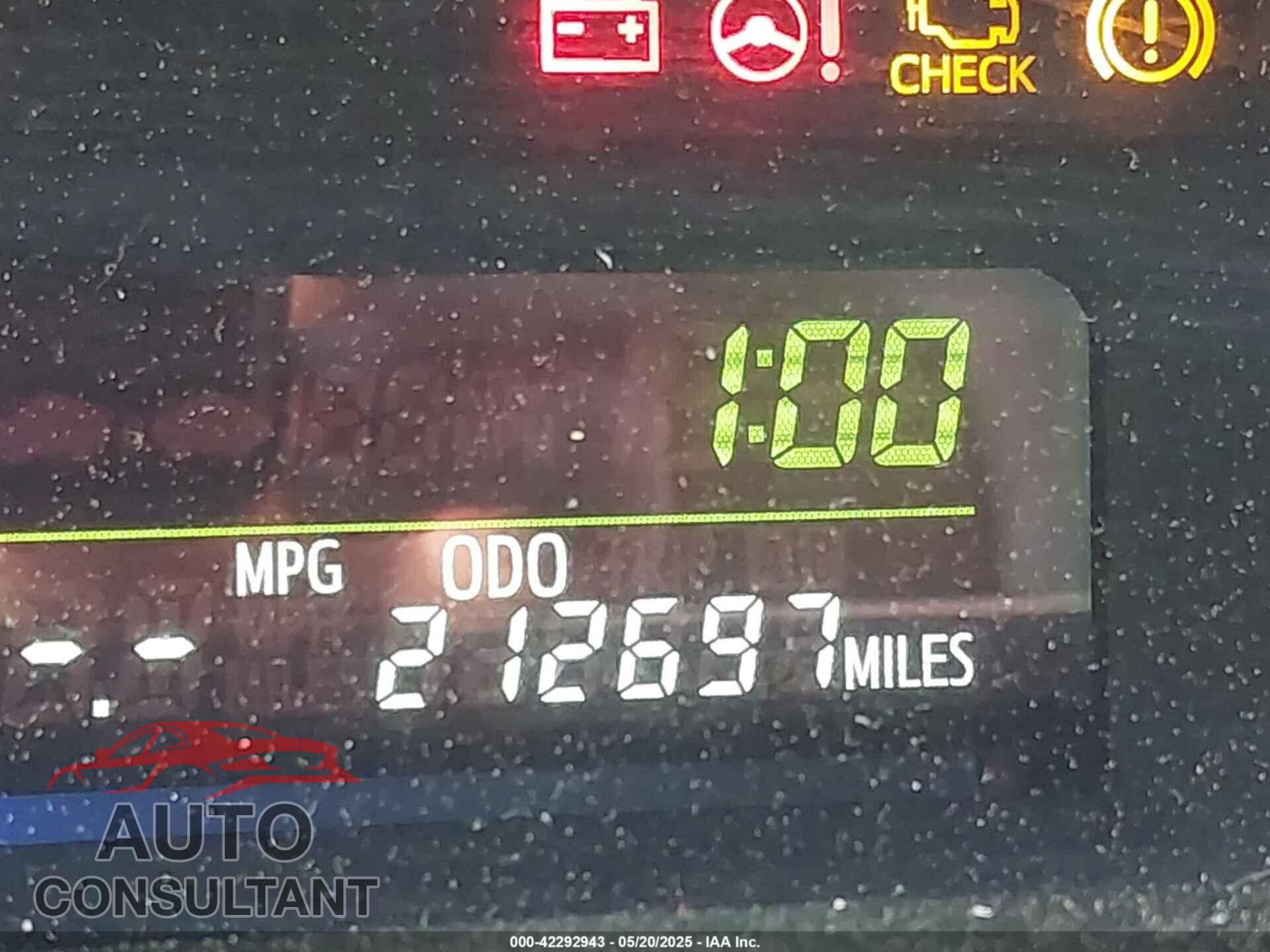 TOYOTA PRIUS V 2013 - JTDZN3EU3D3189737