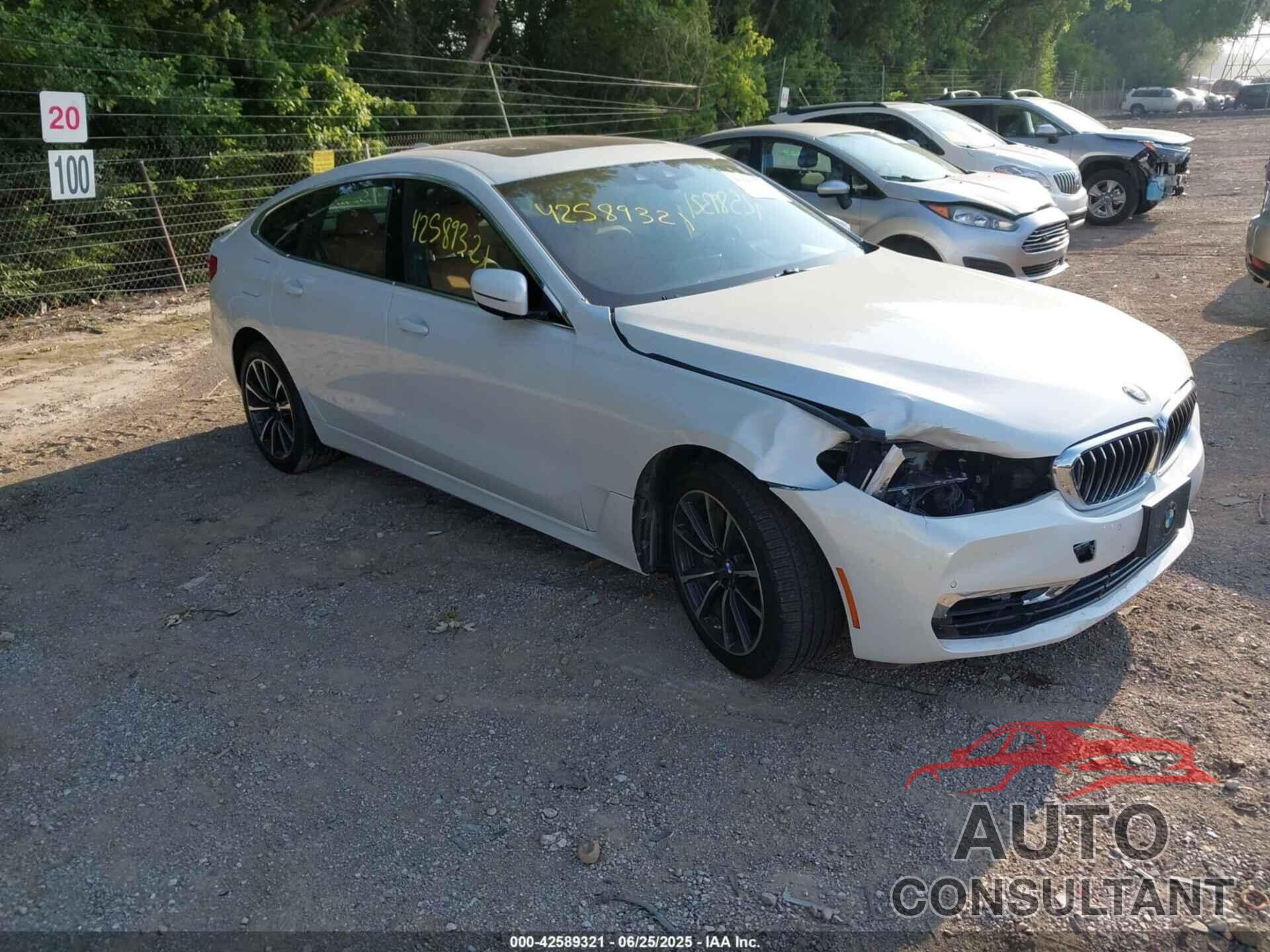 BMW 640I GRAN TURISMO 2019 - WBAJV6C59KBK08978