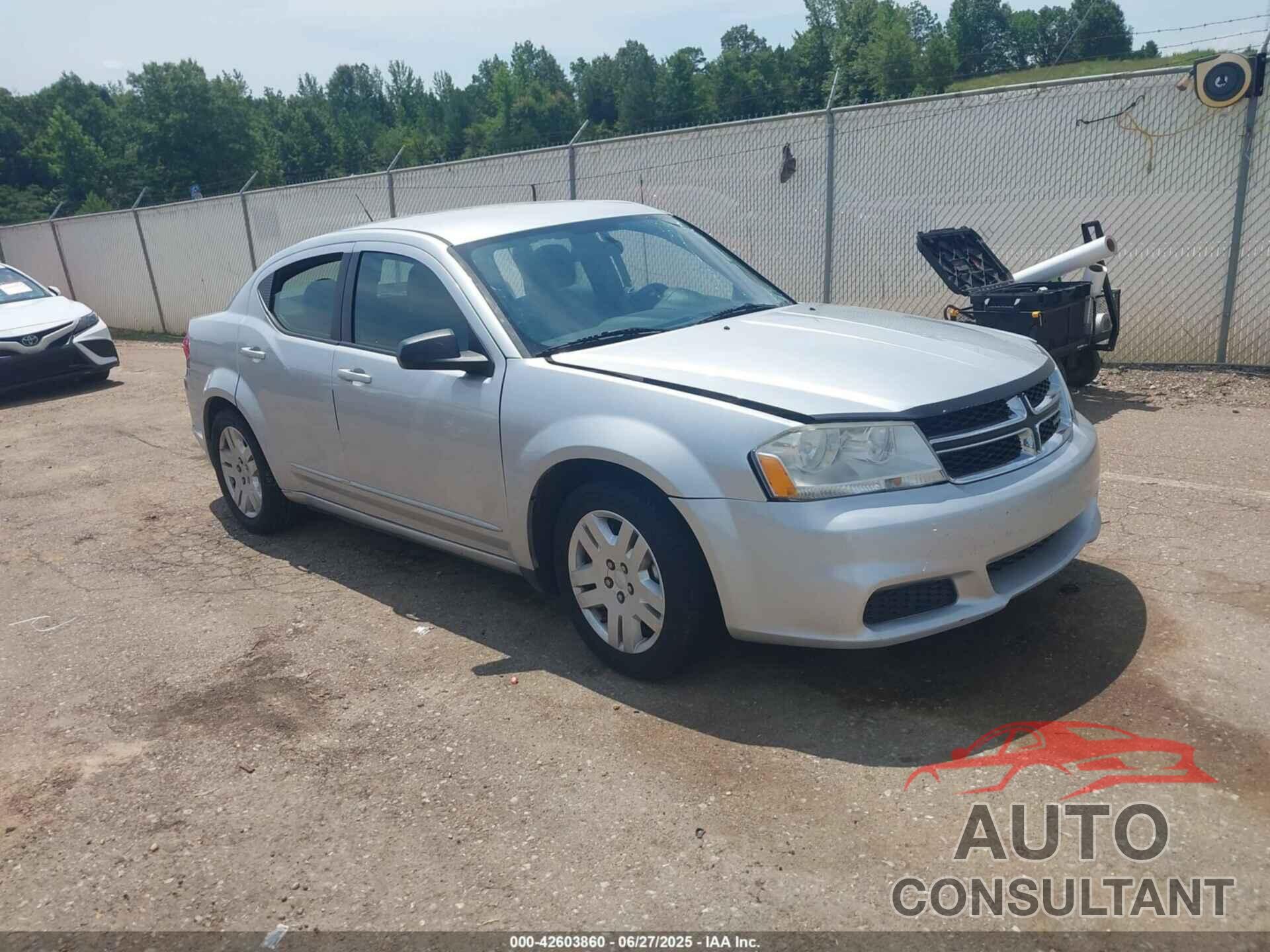 DODGE AVENGER 2011 - 1B3BD4FB6BN541672