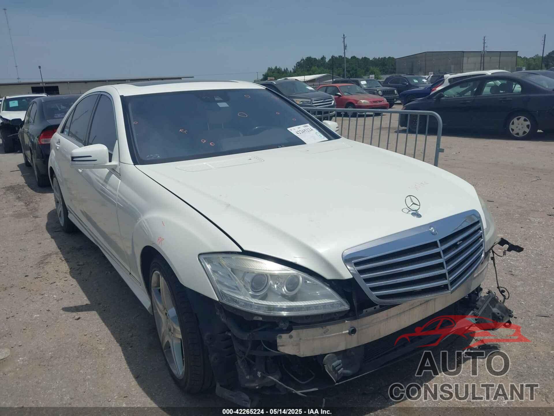 MERCEDES-BENZ S 550 2010 - WDDNG7BB9AA293536