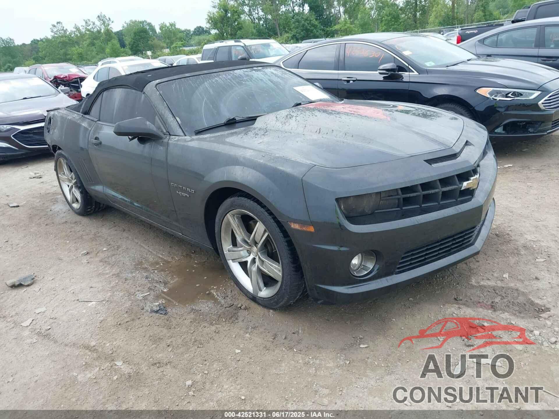 CHEVROLET CAMARO 2012 - 2G1FT3DW6C9105159