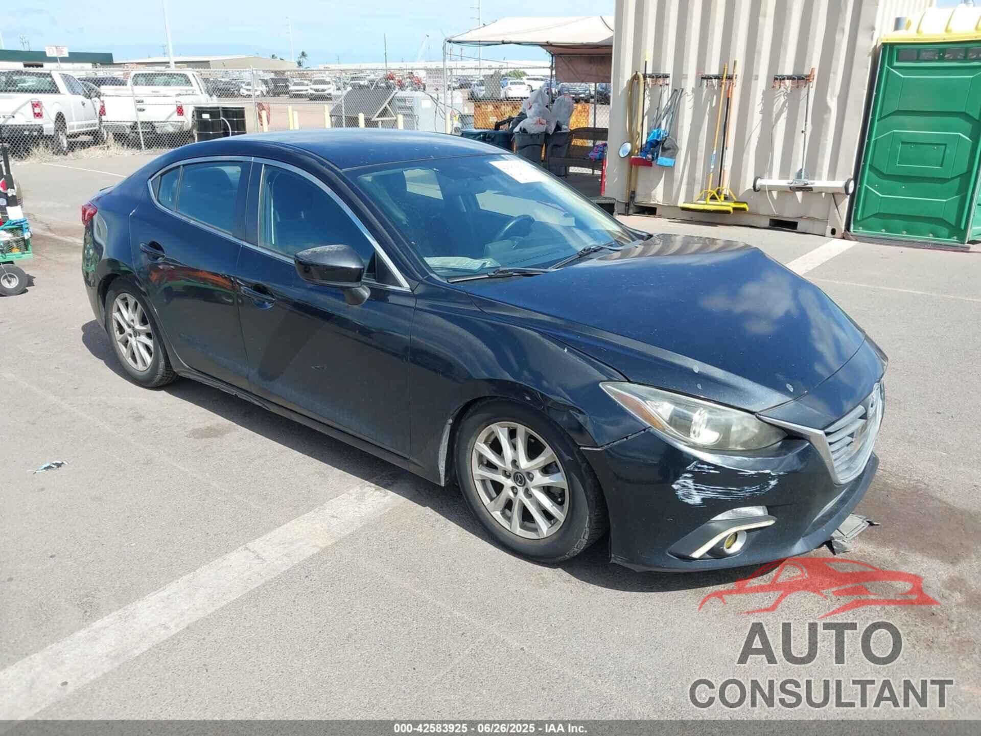 MAZDA MAZDA3 2014 - JM1BM1V73E1151098