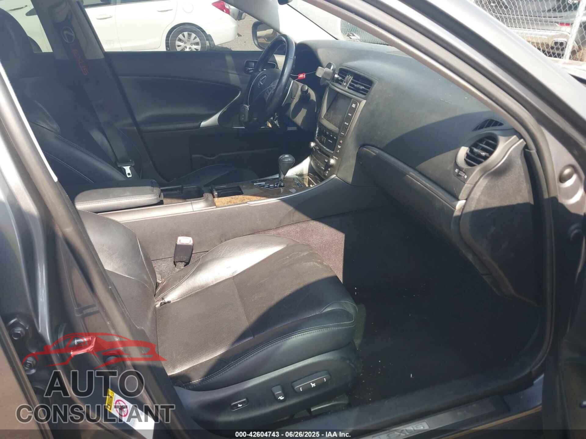 LEXUS IS 250 2012 - JTHCF5C22C5056873