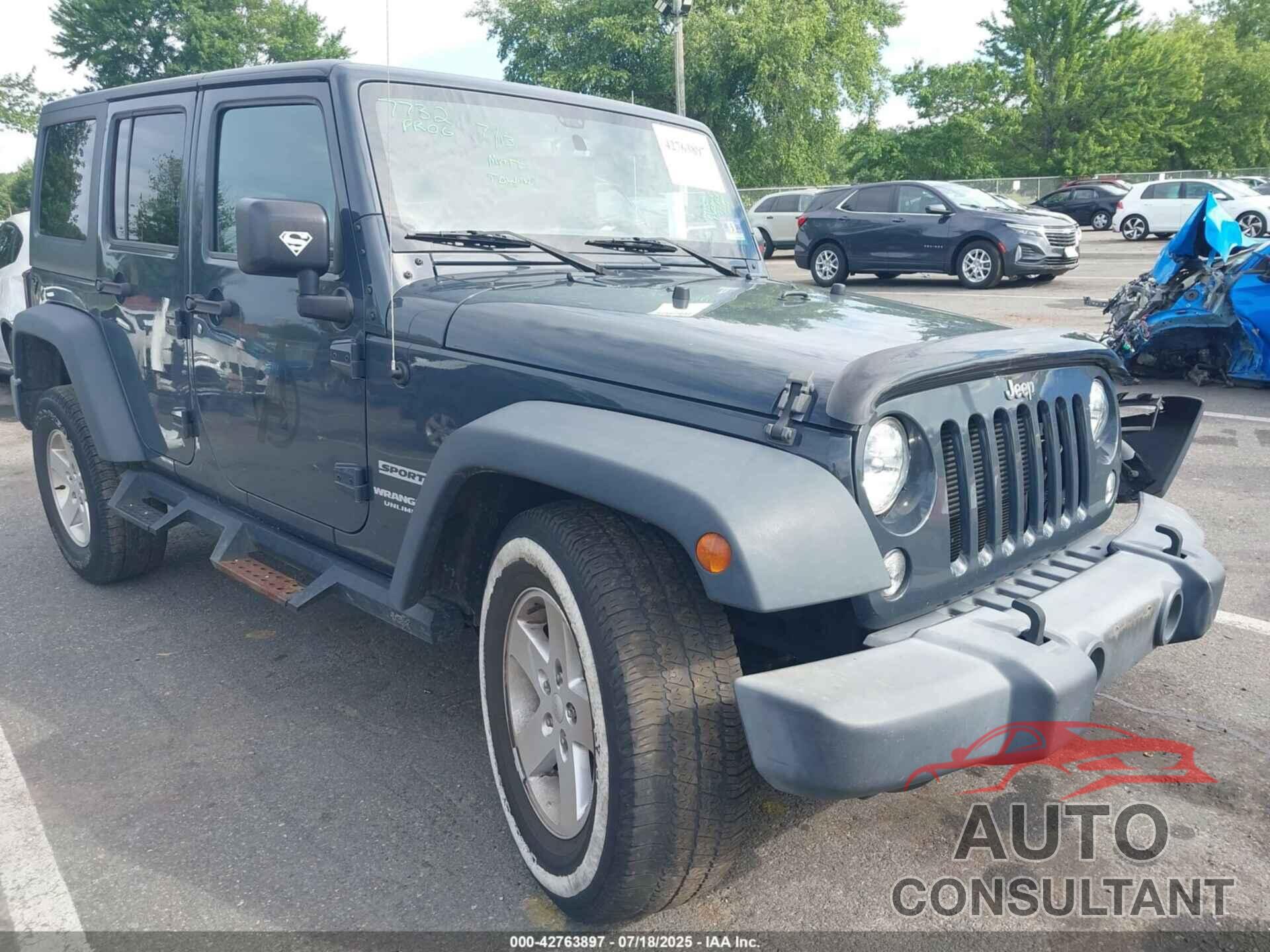 JEEP WRANGLER UNLIMITED 2017 - 1C4BJWDG3HL632467