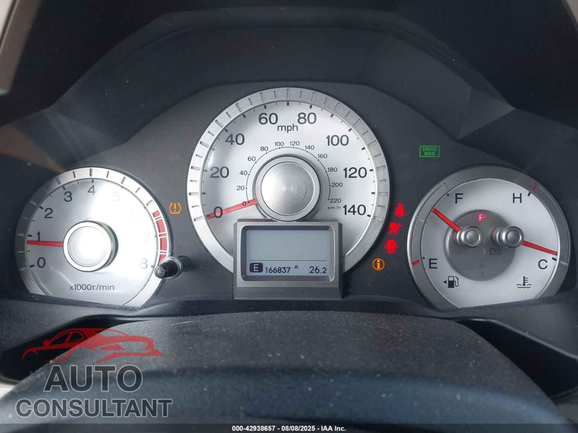 HONDA PILOT 2011 - 5FNYF4H76BB102286