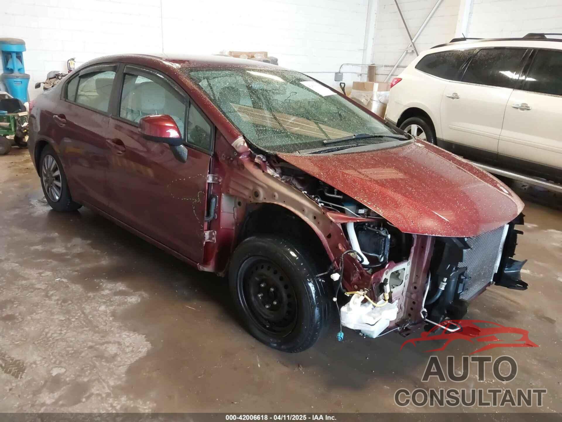 HONDA CIVIC 2012 - 2HGFB2F52CH580047