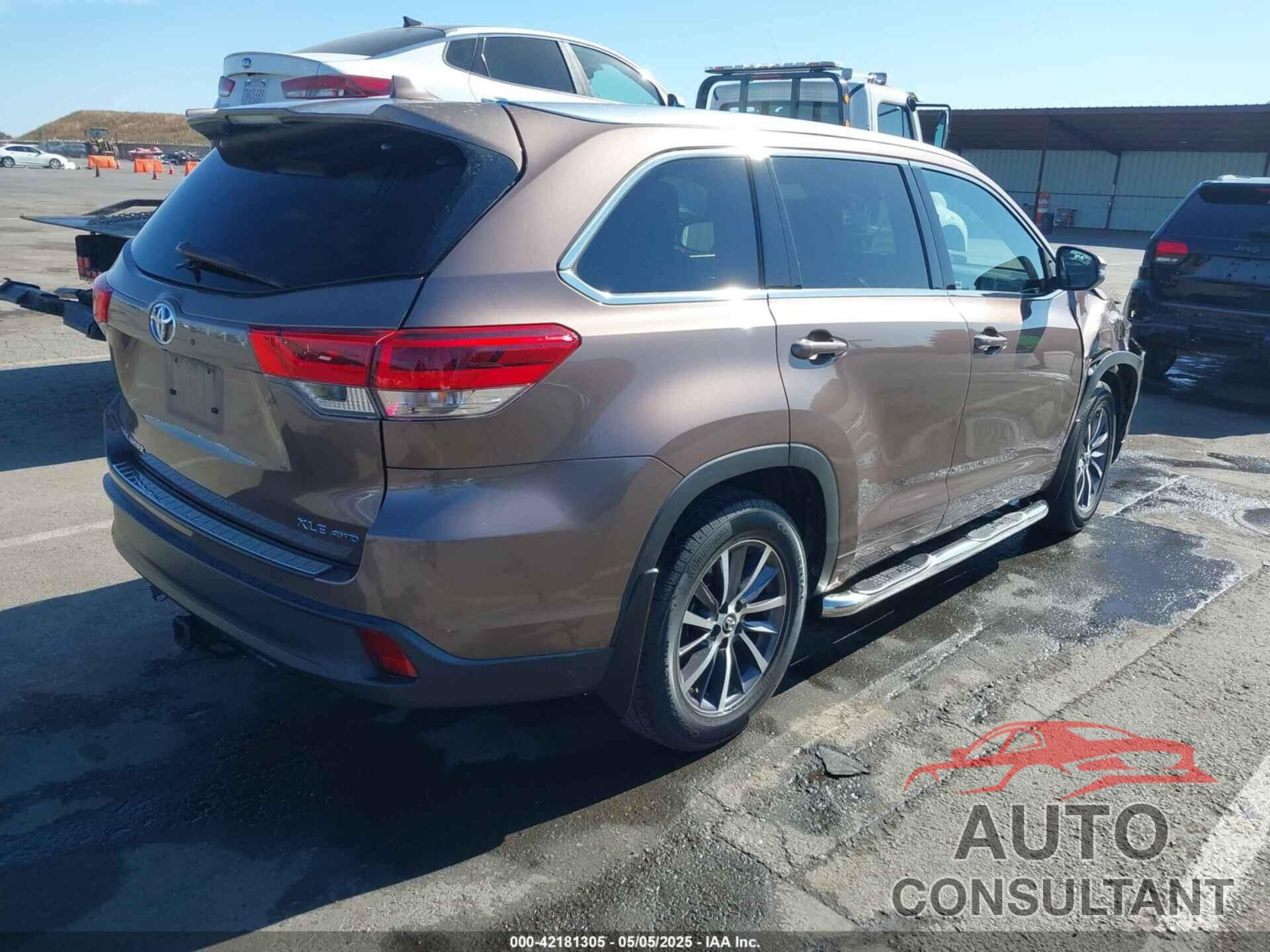 TOYOTA HIGHLANDER 2017 - 5TDJZRFH4HS419151