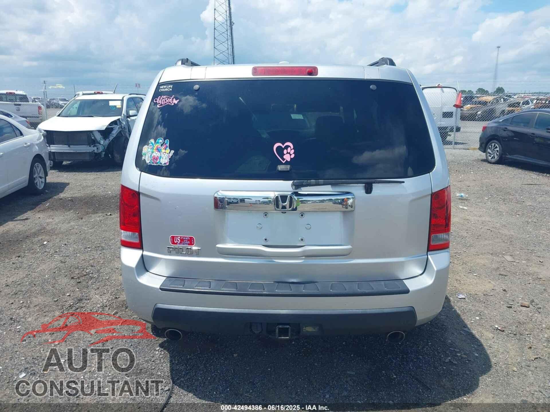 HONDA PILOT 2009 - 5FNYF48519B054530