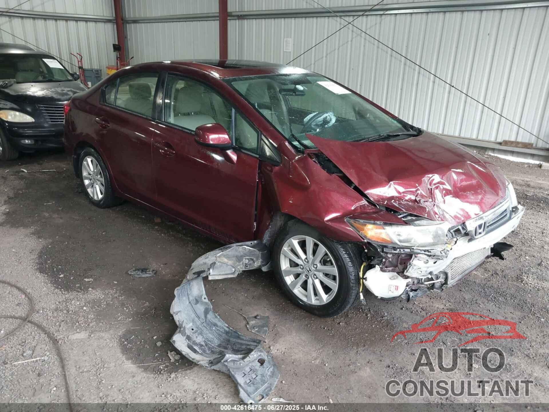 HONDA CIVIC 2012 - JHMFB2F83CS006105
