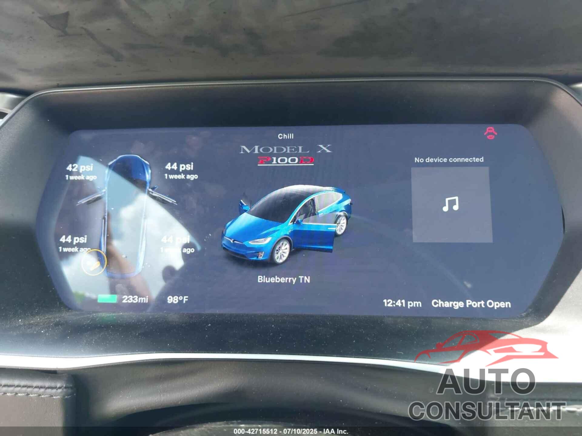 TESLA MODEL X 2017 - 5YJXCBE49HF053550