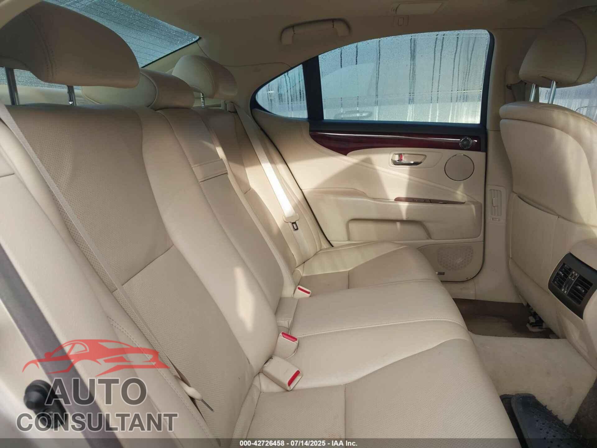 LEXUS LS 460 2012 - JTHBL5EF5C5111062