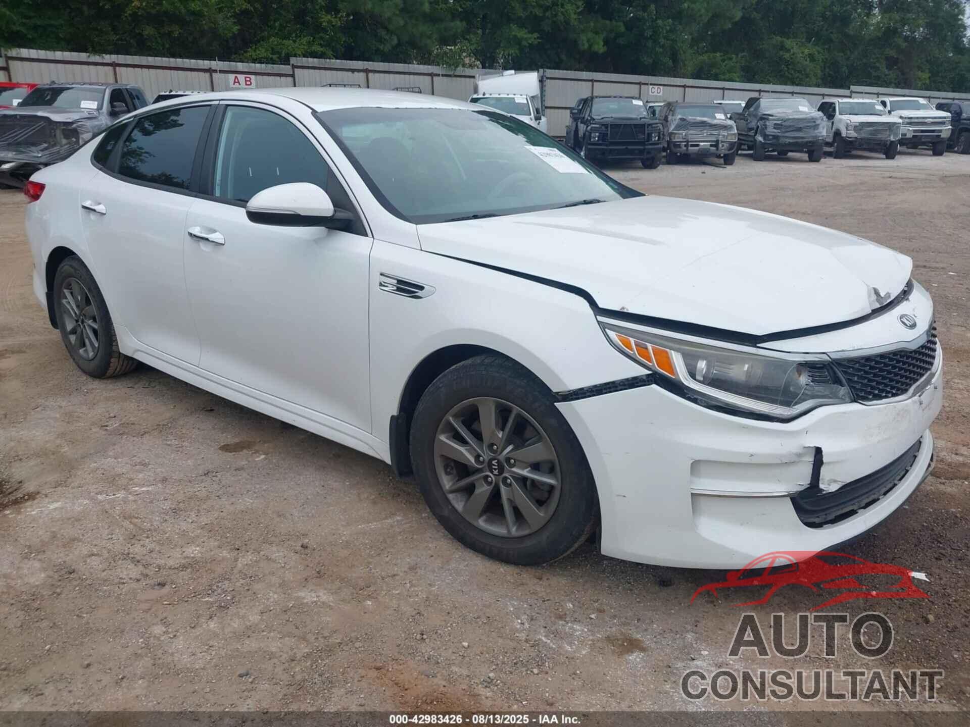 KIA OPTIMA 2016 - 5XXGT4L1XGG080689