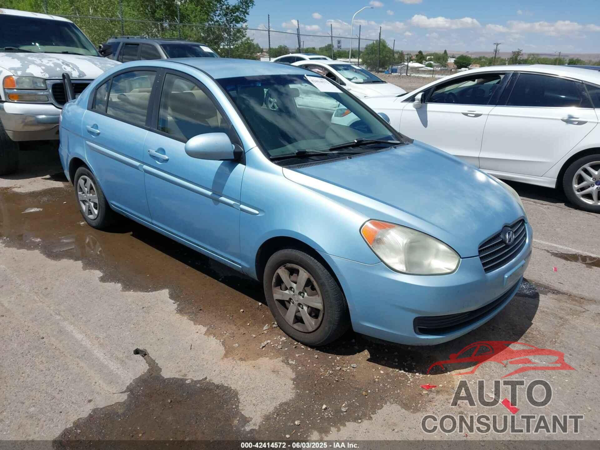 HYUNDAI ACCENT 2009 - KMHCN46C59U374905