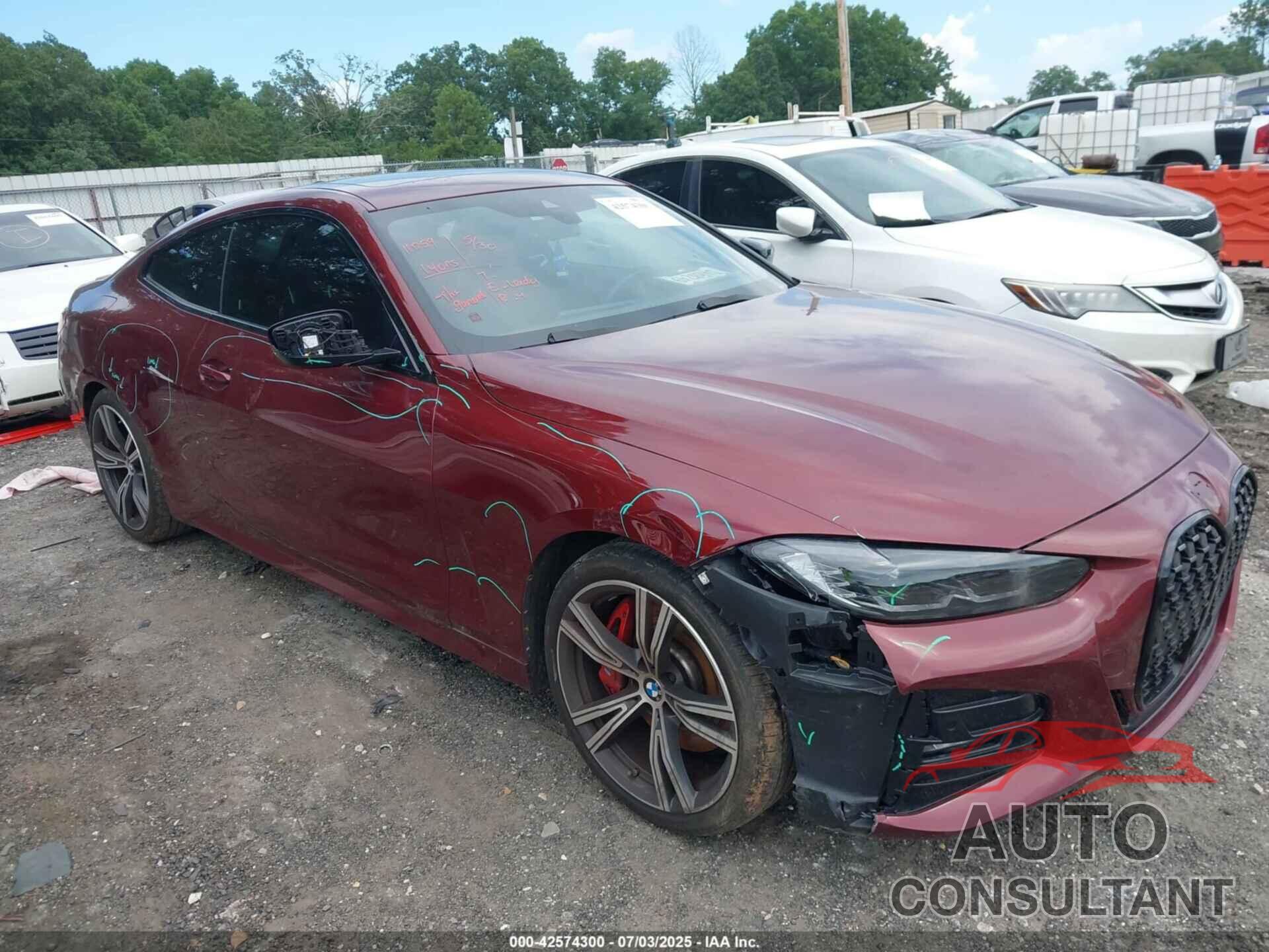 BMW 430I 2022 - WBA73AP09NCK28311