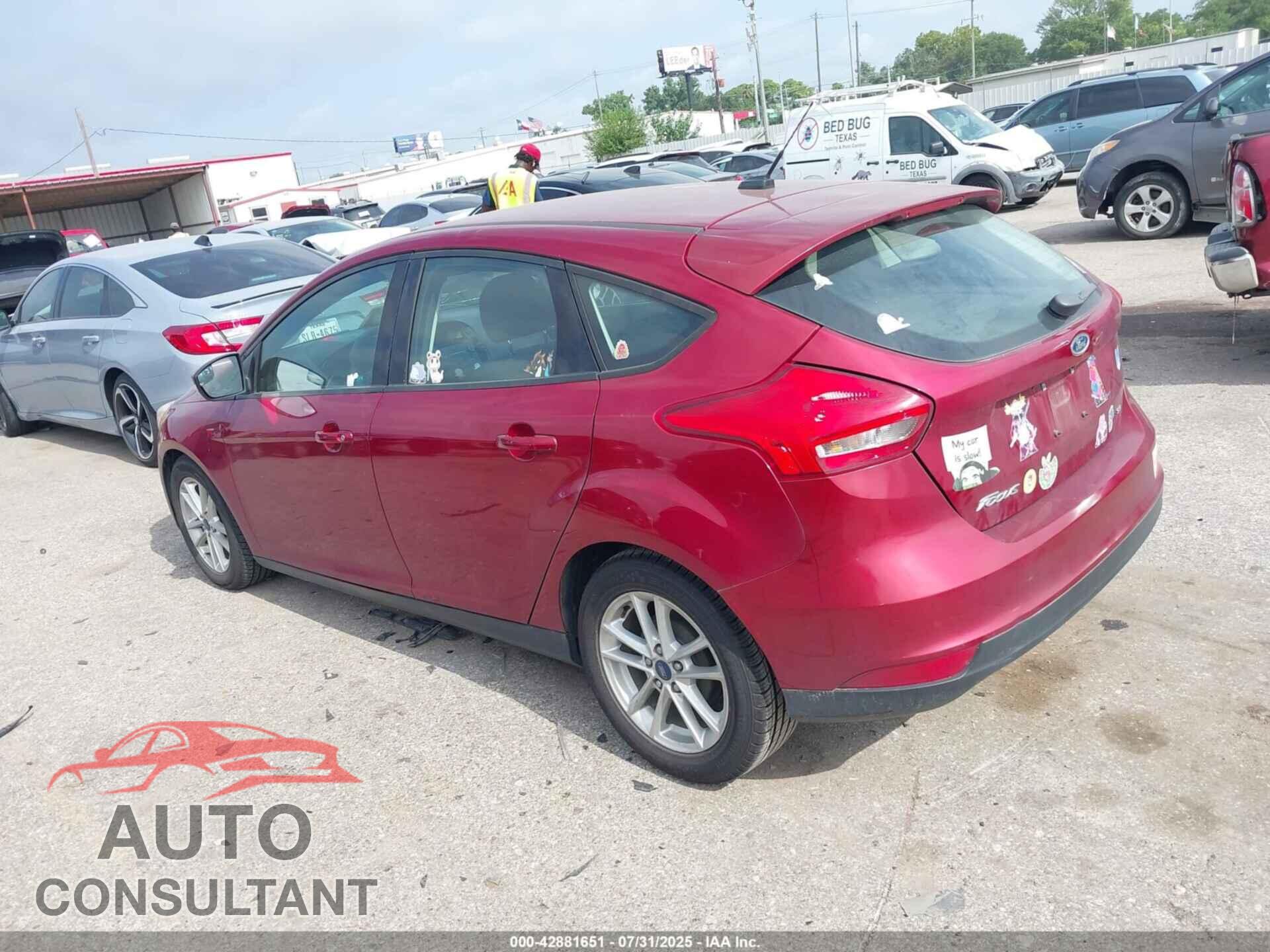 FORD FOCUS 2017 - 1FADP3K28HL209676