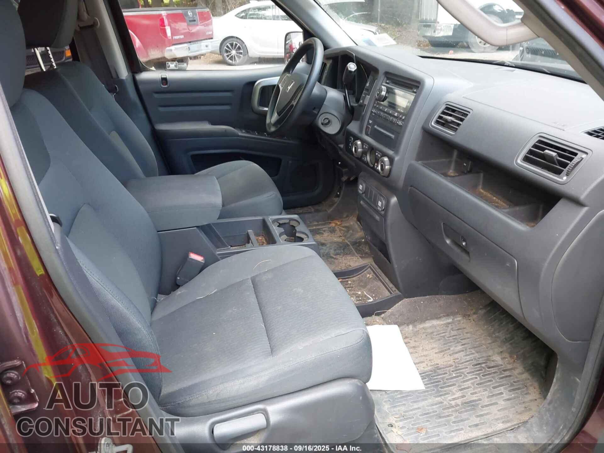 HONDA RIDGELINE 2012 - 5FPYK1F41CB459936