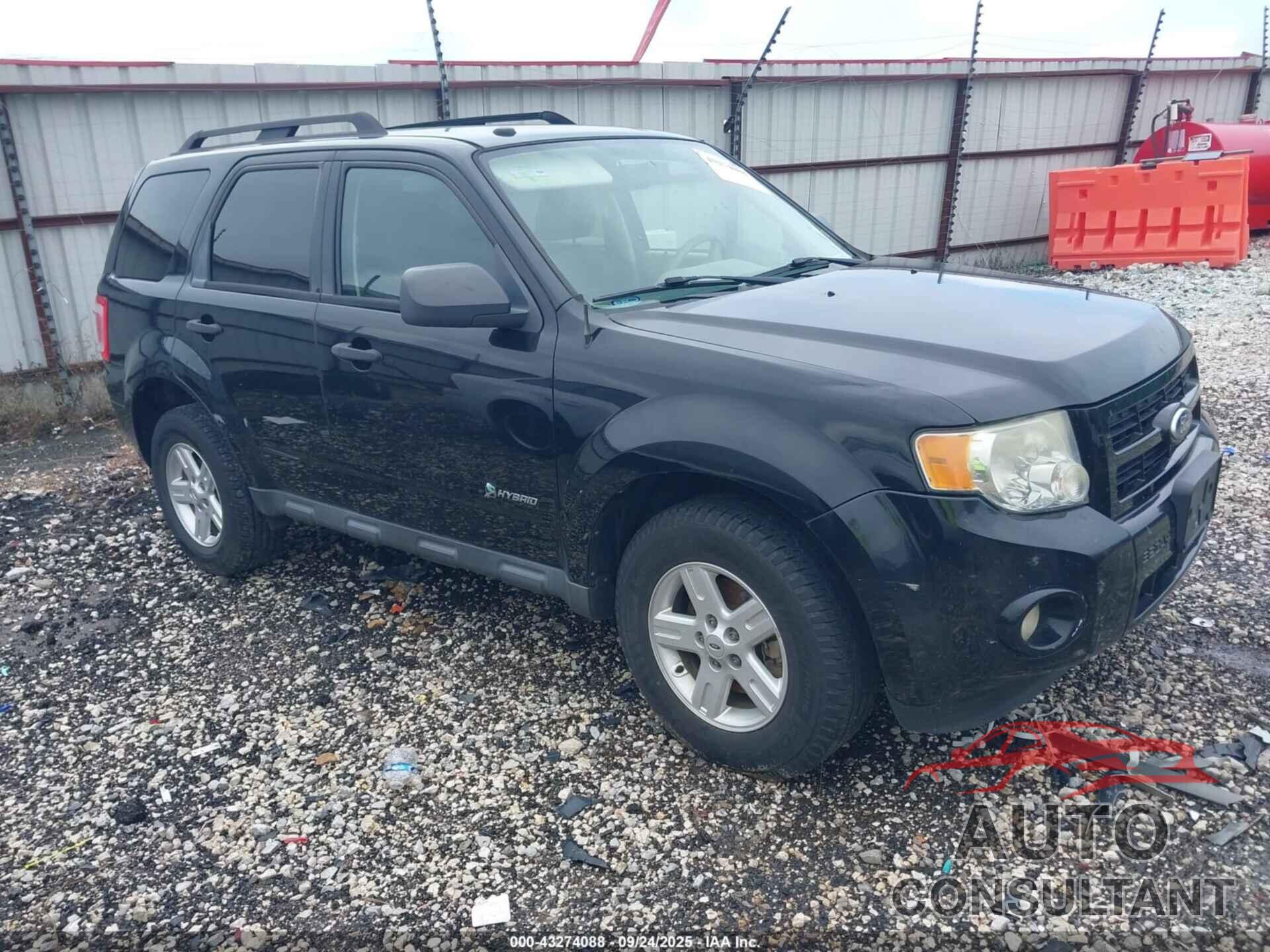 FORD ESCAPE HYBRID 2010 - 1FMCU4K33AKC49572