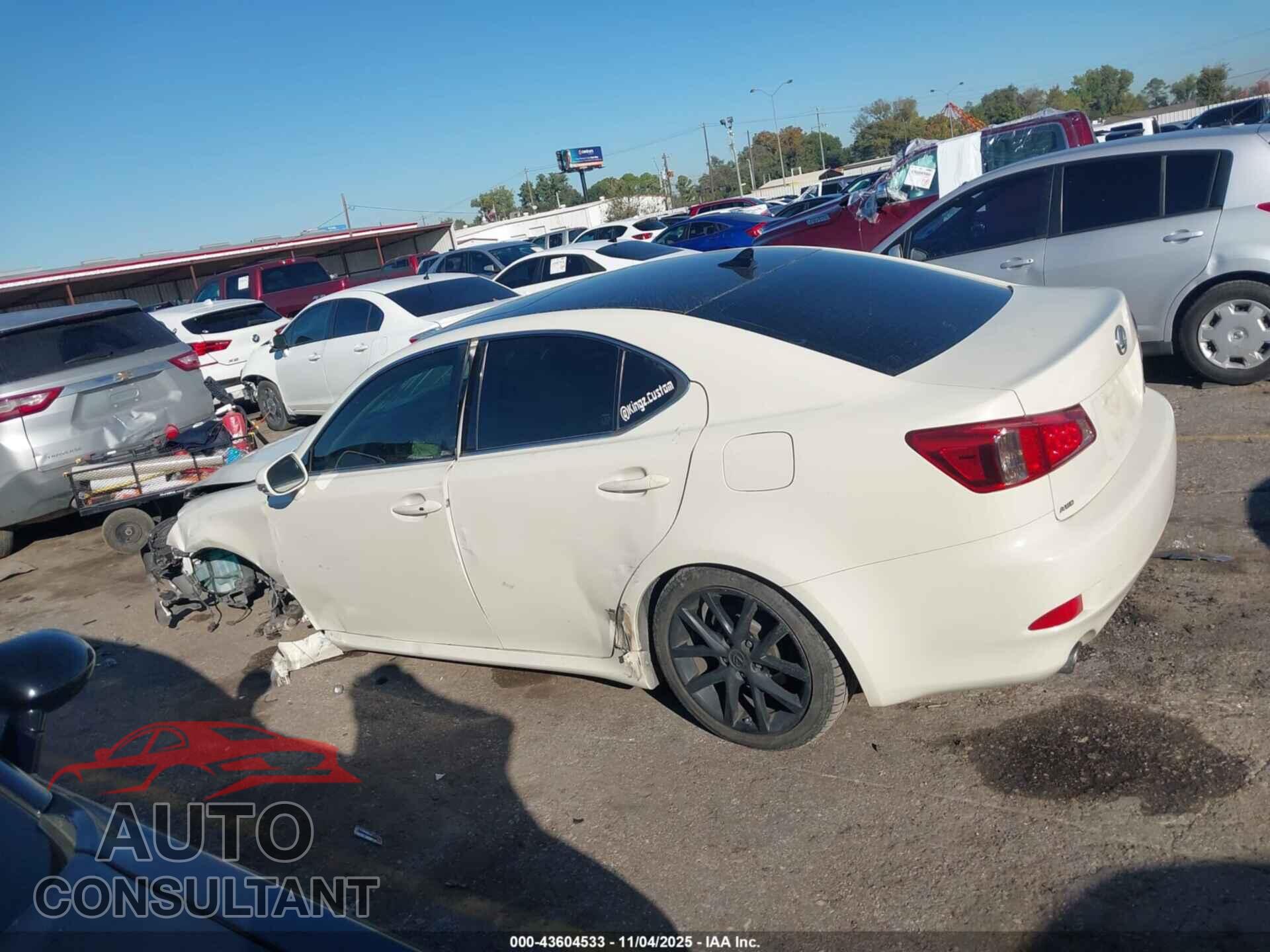 LEXUS IS 250 2011 - JTHCF5C28B5049358