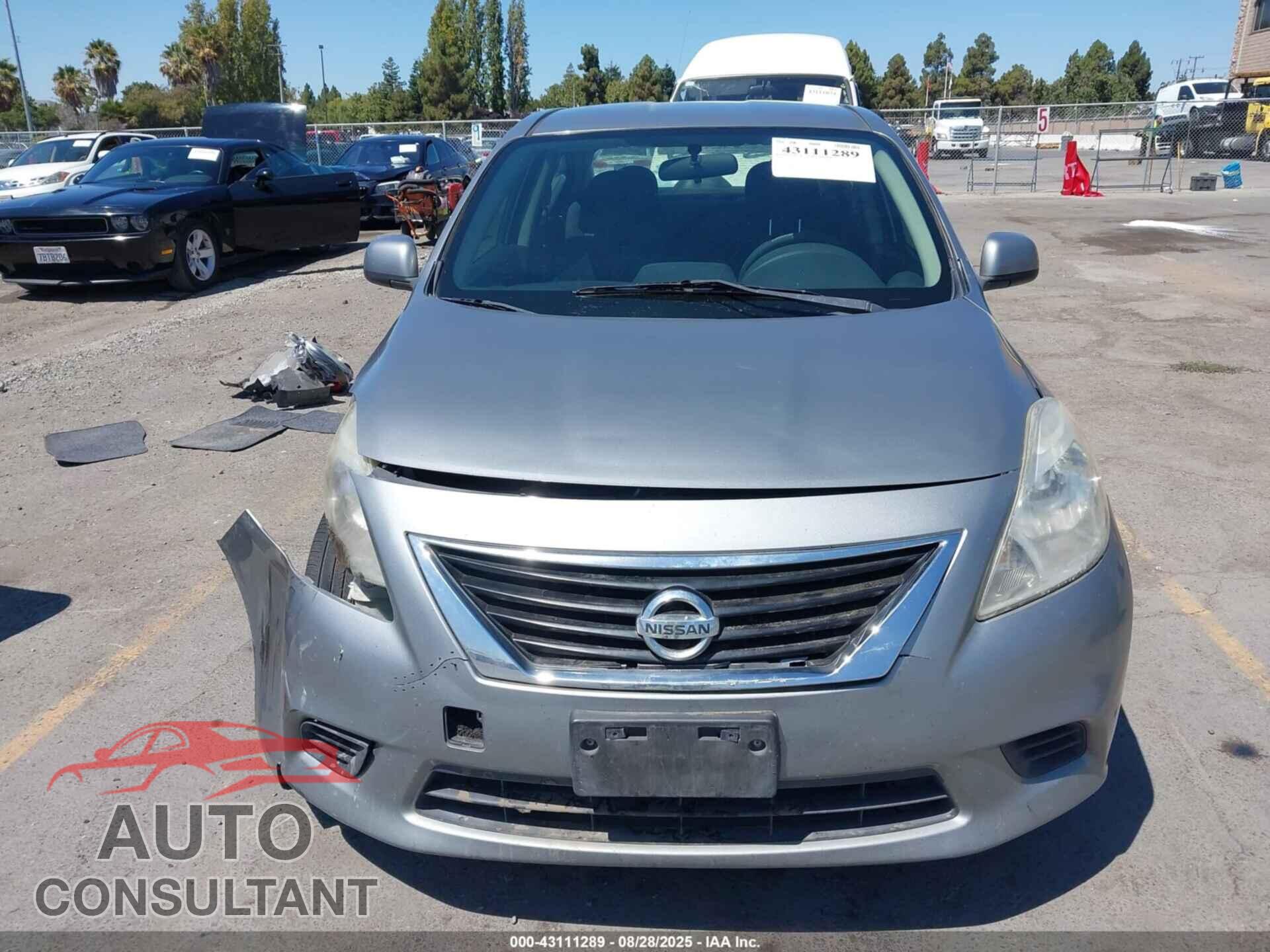 NISSAN VERSA 2012 - 3N1CN7AP1CL855674