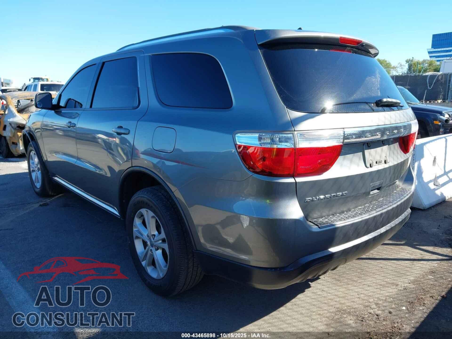 DODGE DURANGO 2012 - 1C4RDHAG6CC108857