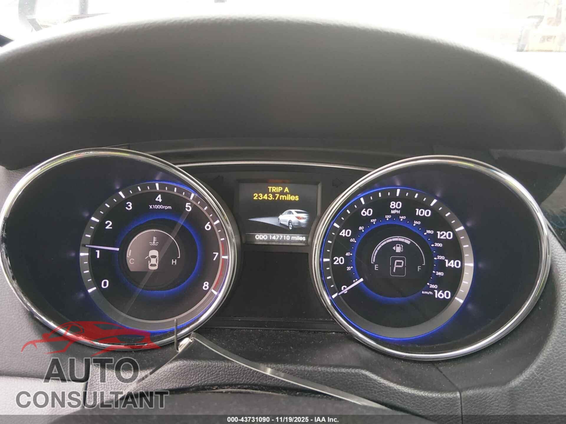 HYUNDAI SONATA 2014 - 5NPEC4AC9EH845761