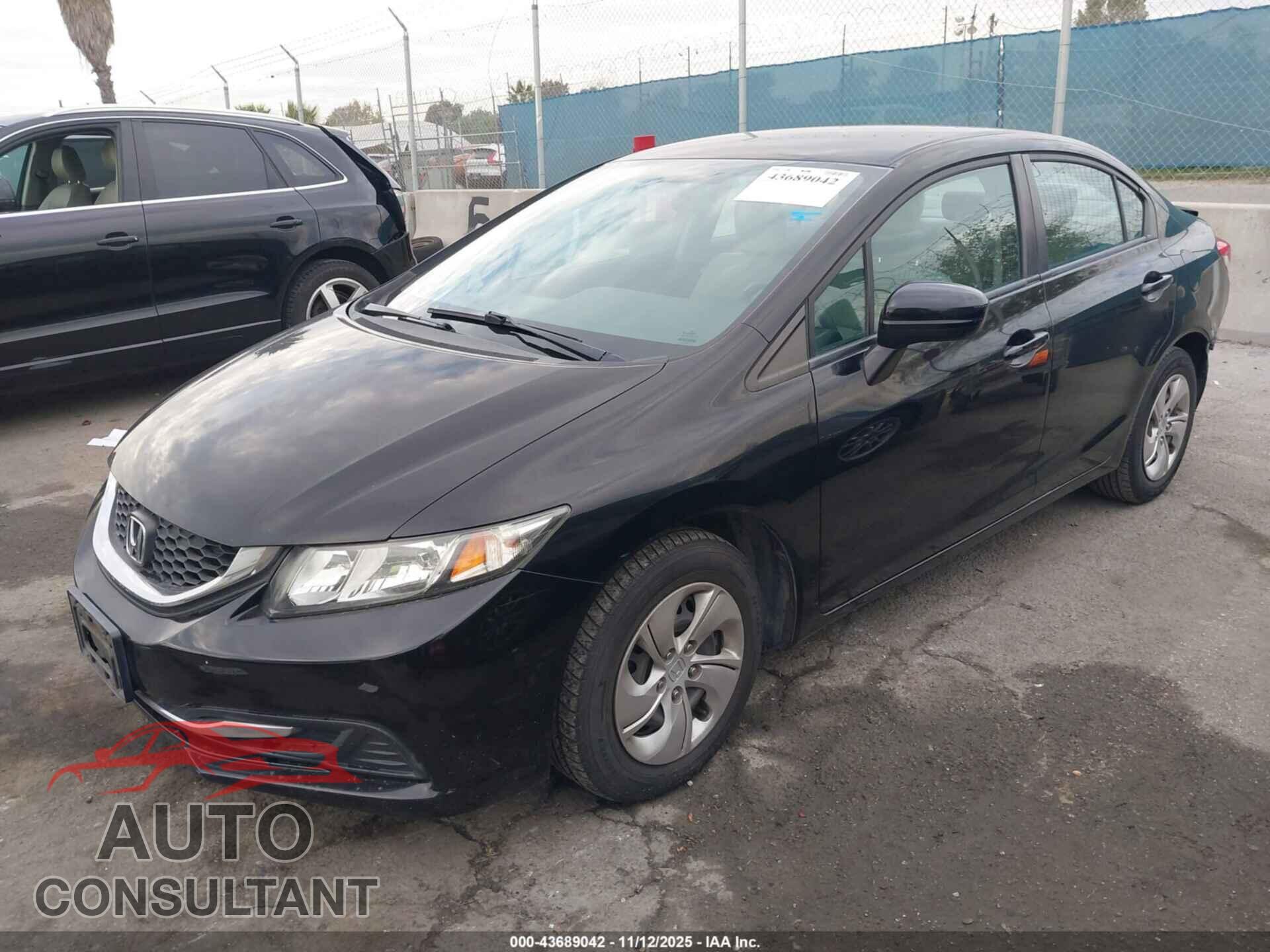 HONDA CIVIC 2014 - 19XFB2F55EE219599