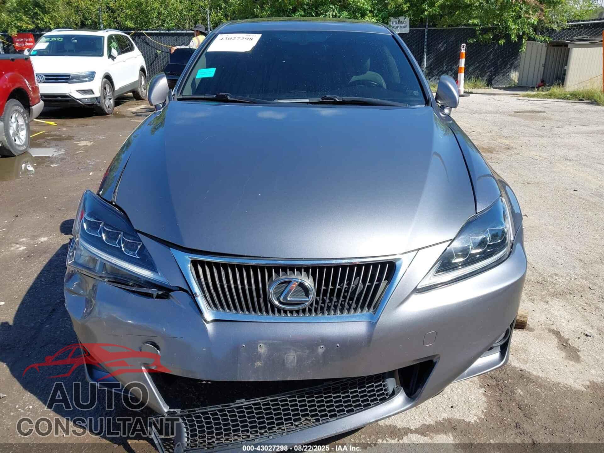 LEXUS IS 250 2012 - JTHCF5C27C5056495