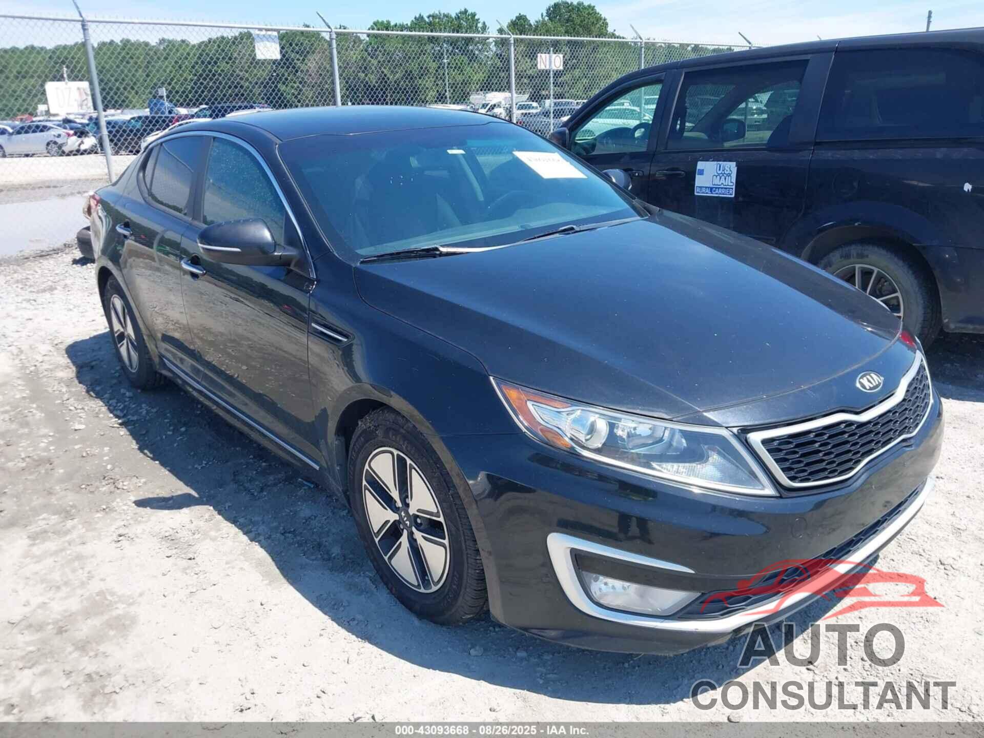 KIA OPTIMA HYBRID 2012 - KNAGM4AD0C5032298