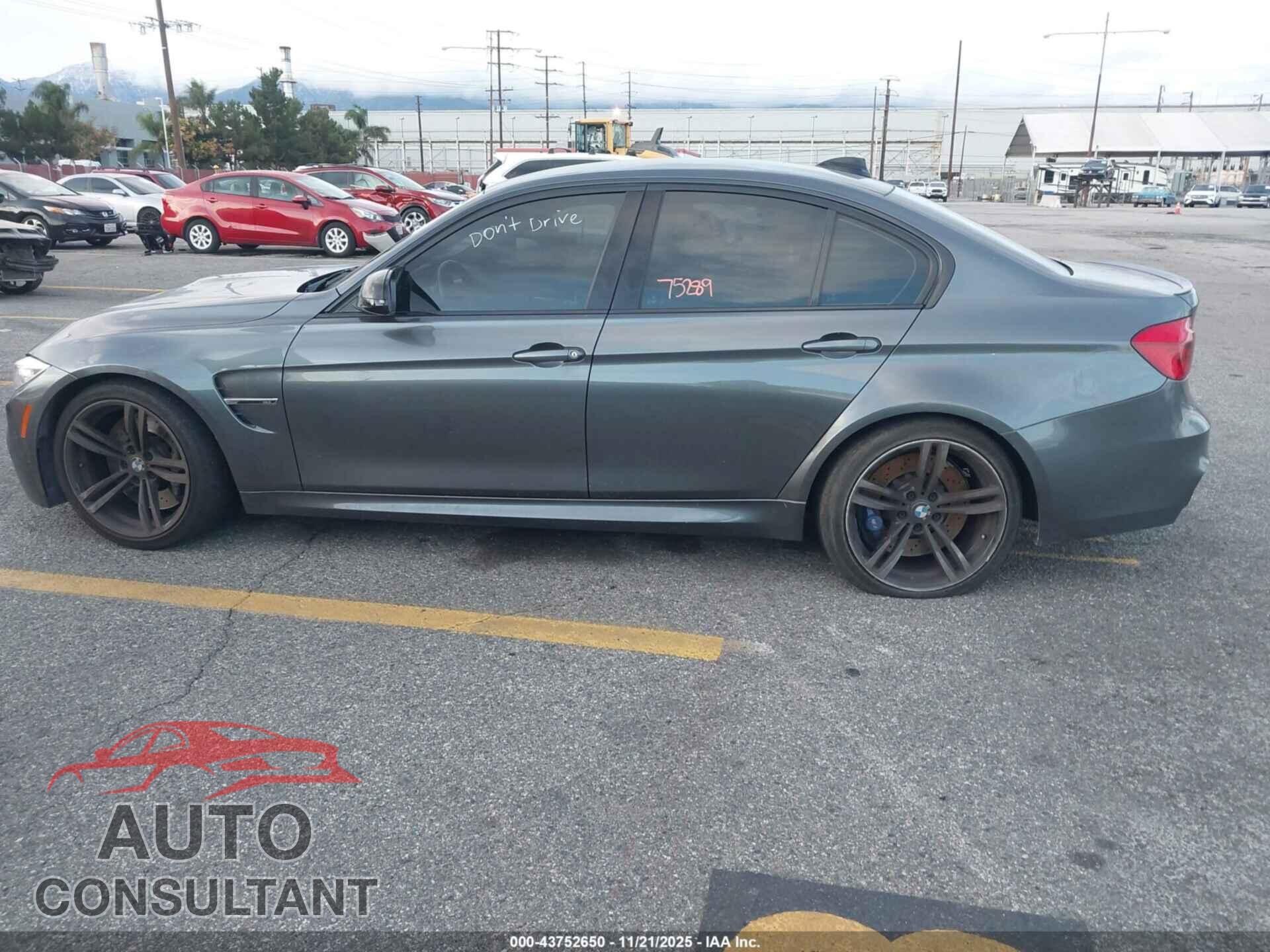 BMW M3 2017 - WBS8M9C33H5G85350