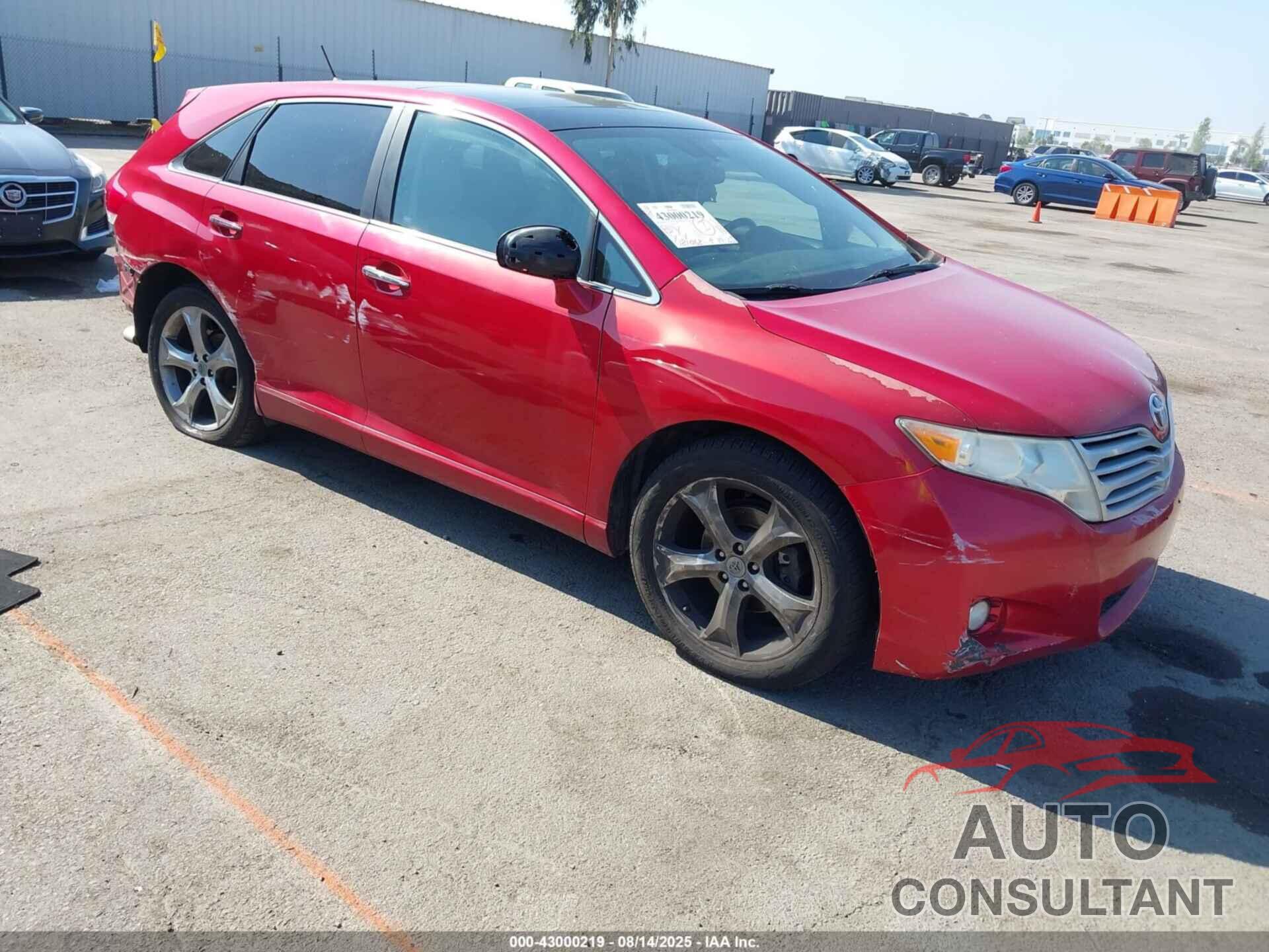 TOYOTA VENZA 2010 - 4T3BK3BBXAU030302