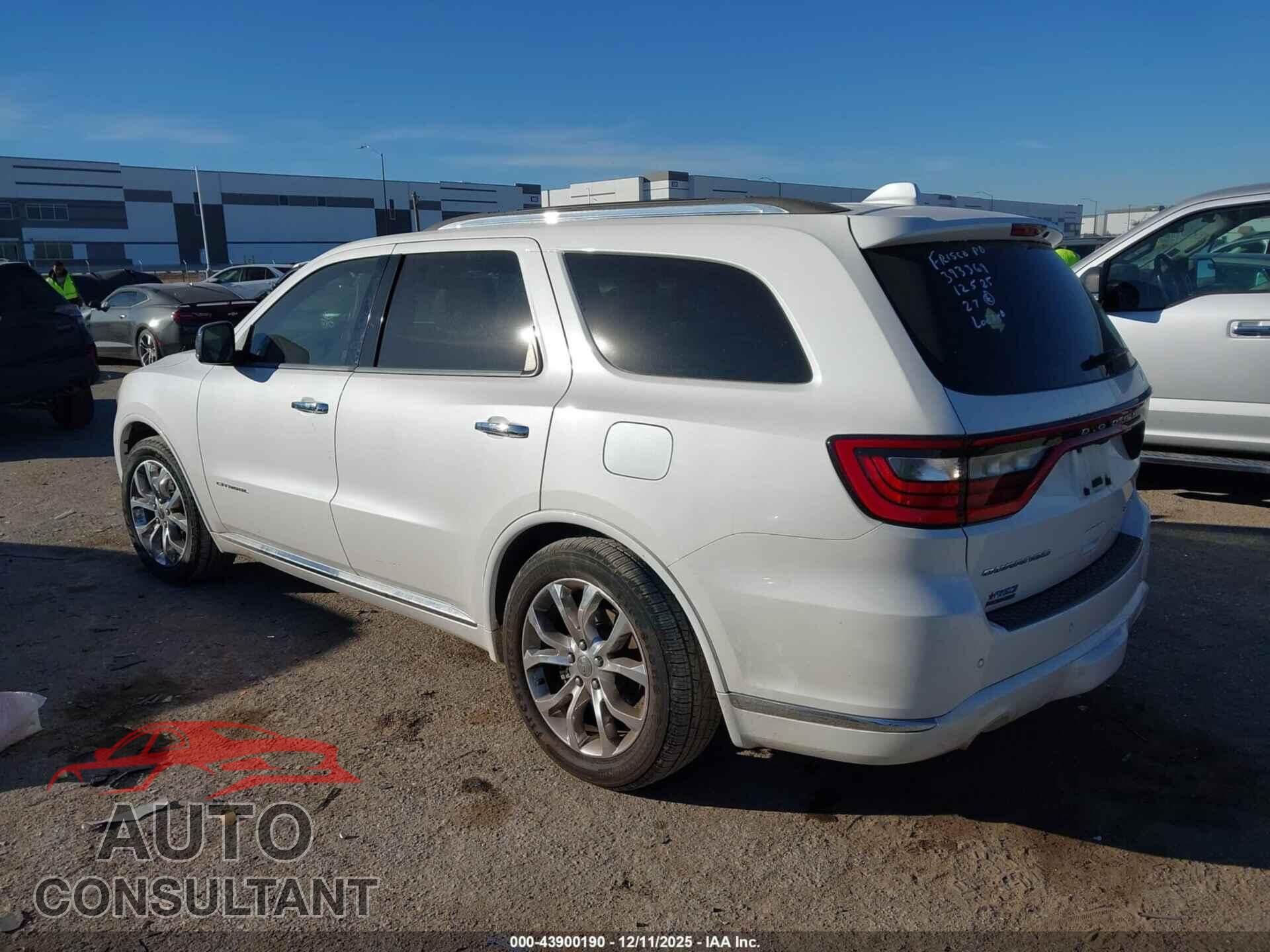 DODGE DURANGO 2017 - 1C4SDHET0HC709259