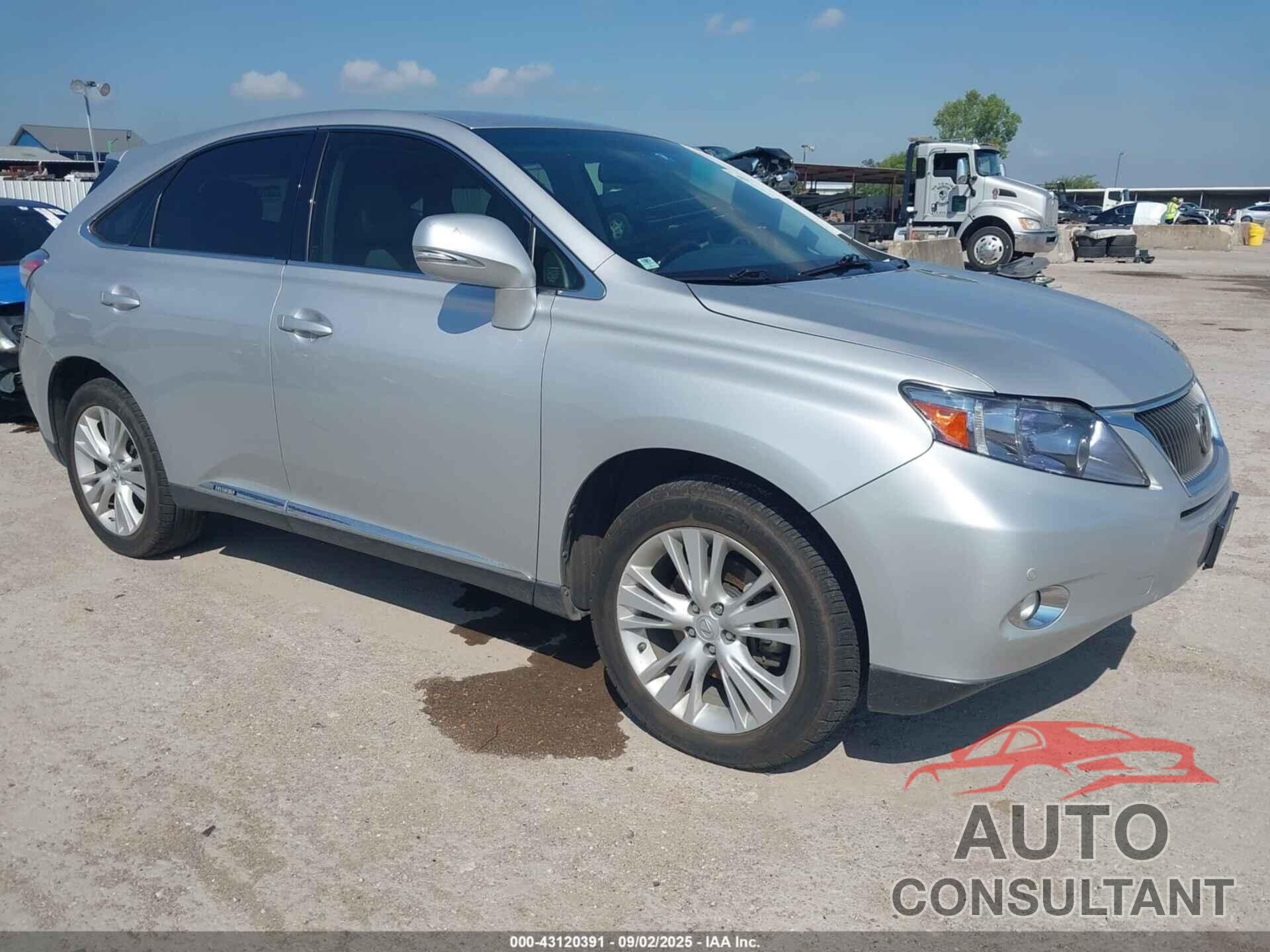 LEXUS RX 450H 2012 - JTJZB1BA1C2006117