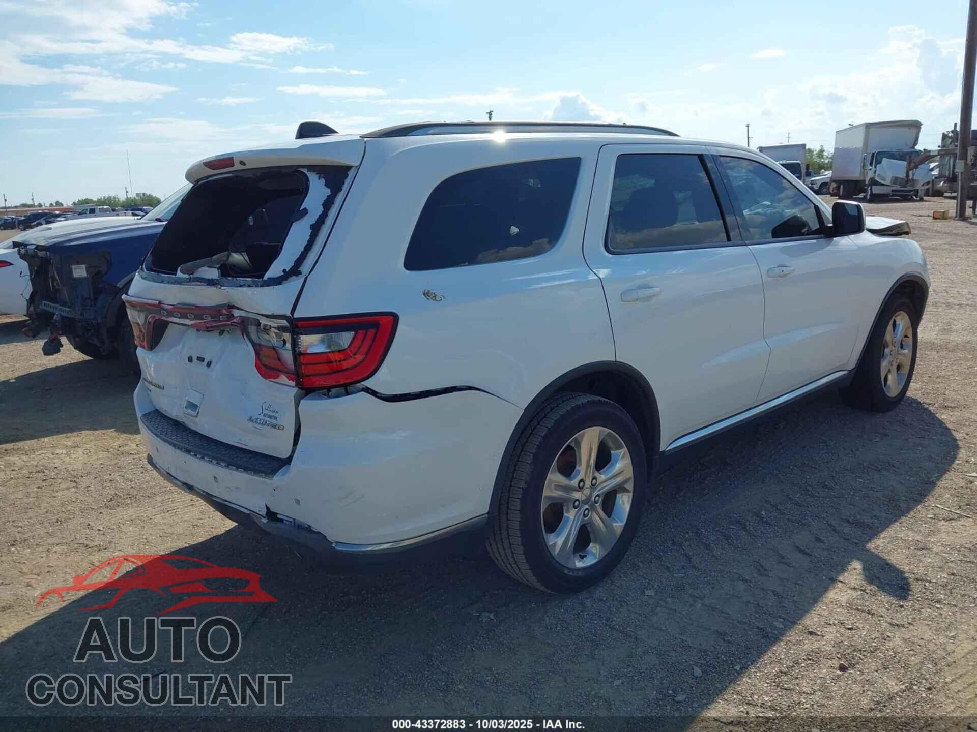 DODGE DURANGO 2015 - 1C4RDJDG9FC161494